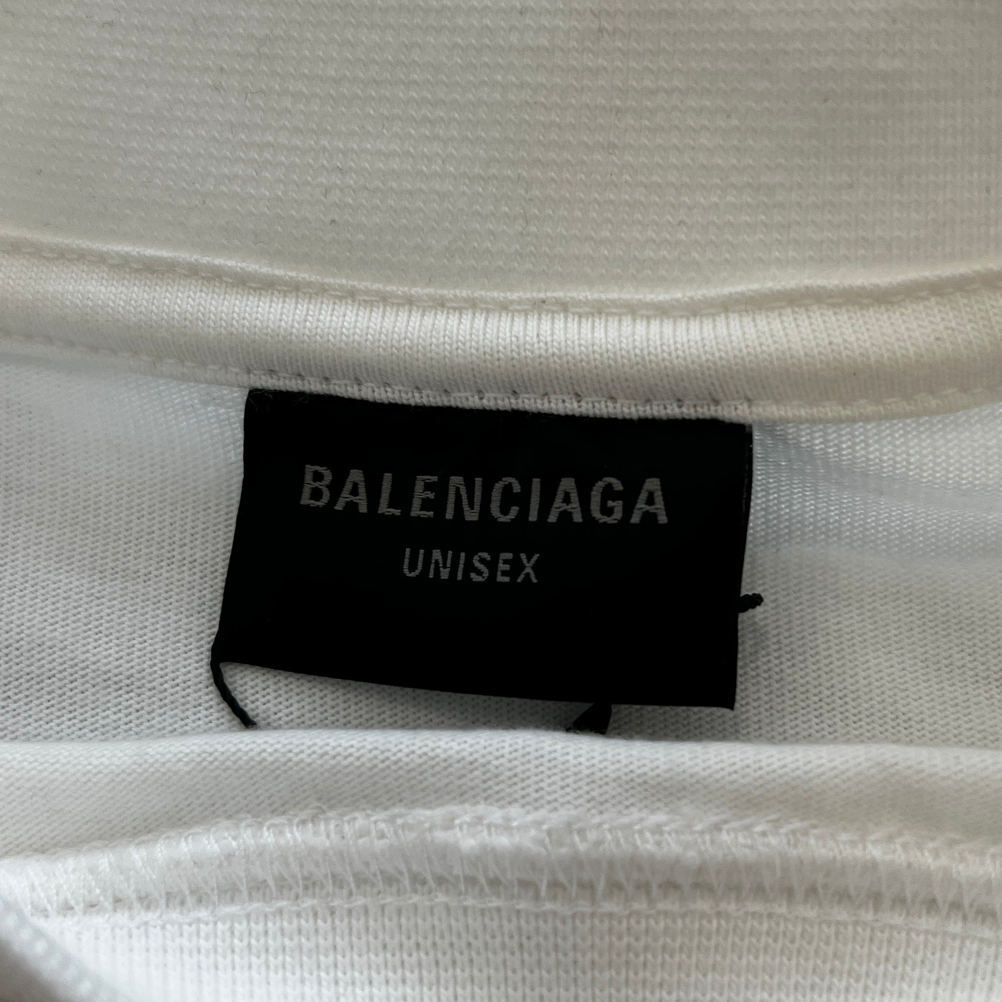 BALENCIAGA 2024SS Metal Logo Print Long Sleeve Tee 699191 TPV02 Size L バレンシアガ メタルロゴプリント ロングスリーブ Tシャツ サイズL