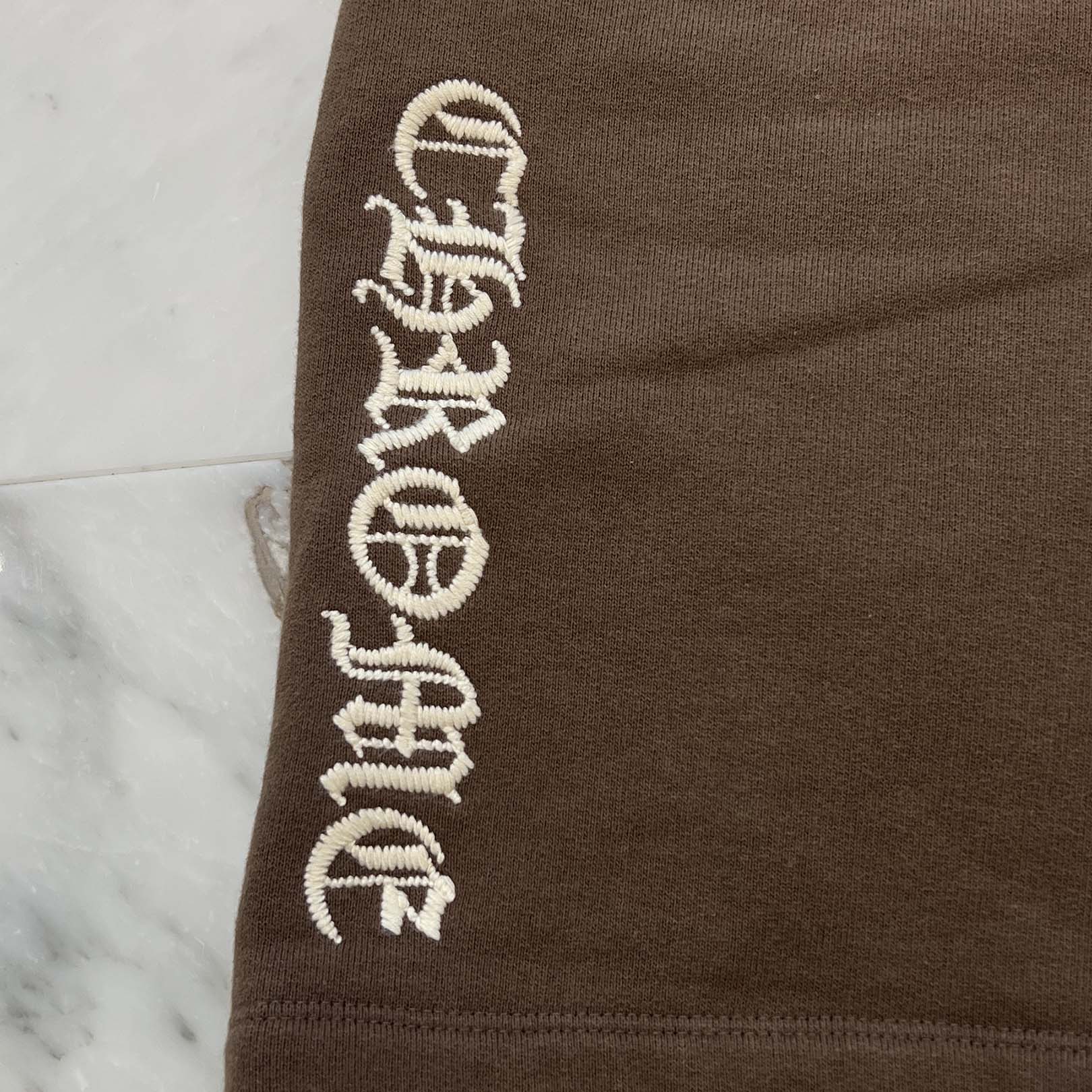 CHROME HEARTS Y NOT SLO RIDE Logo Sweat Half Pants Size L クロムハーツ ワイノット スローライド ロゴ スウェットハーフパンツ サイズL