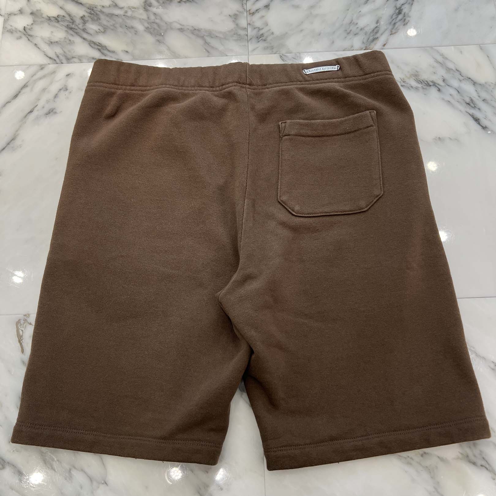 CHROME HEARTS Y NOT SLO RIDE Logo Sweat Half Pants Size L クロム