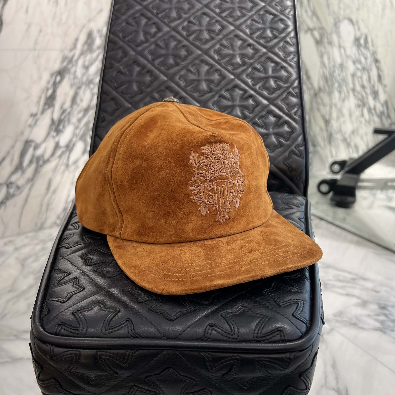 CHROME HEARTS Dagger Suede Trucker Cap Size ONE SIZE（53-60）クロムハーツ ダガースエードトラッカーキャップ サイズONE SIZE（53-60）