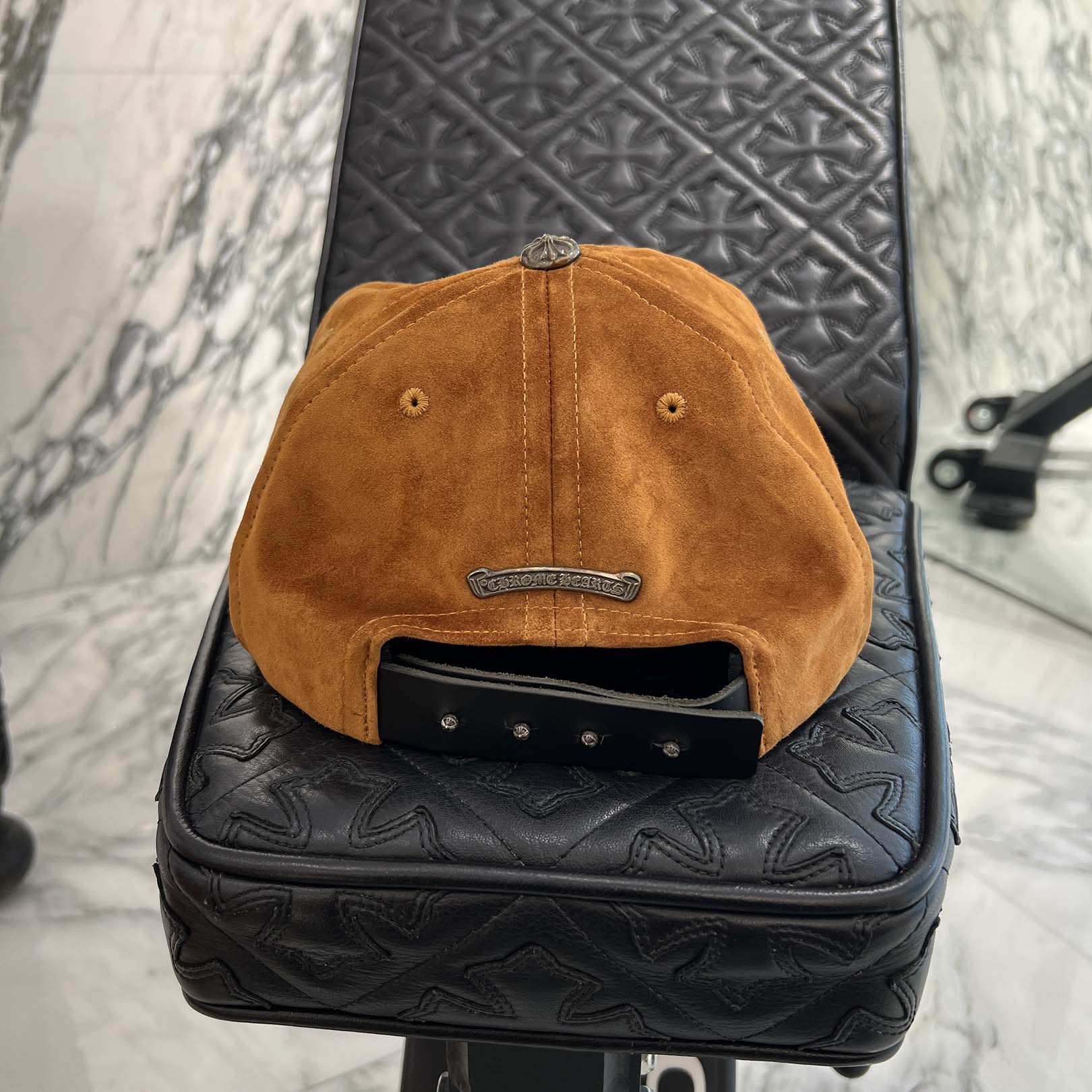 CHROME HEARTS Dagger Suede Trucker Cap Size ONE SIZE（53-60）クロムハーツ ダガースエードトラッカーキャップ サイズONE SIZE（53-60）