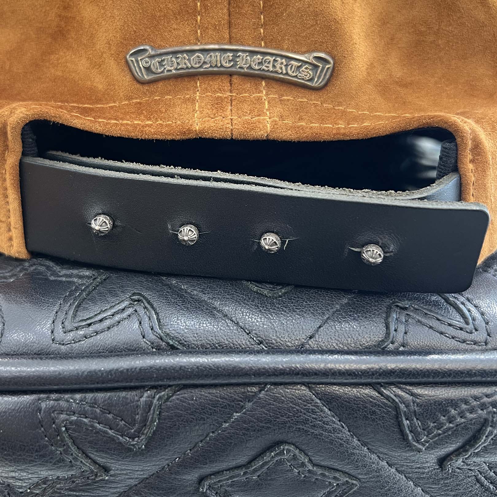 CHROME HEARTS Dagger Suede Trucker Cap Size ONE SIZE（53-60）クロムハーツ ダガースエードトラッカーキャップ サイズONE SIZE（53-60）