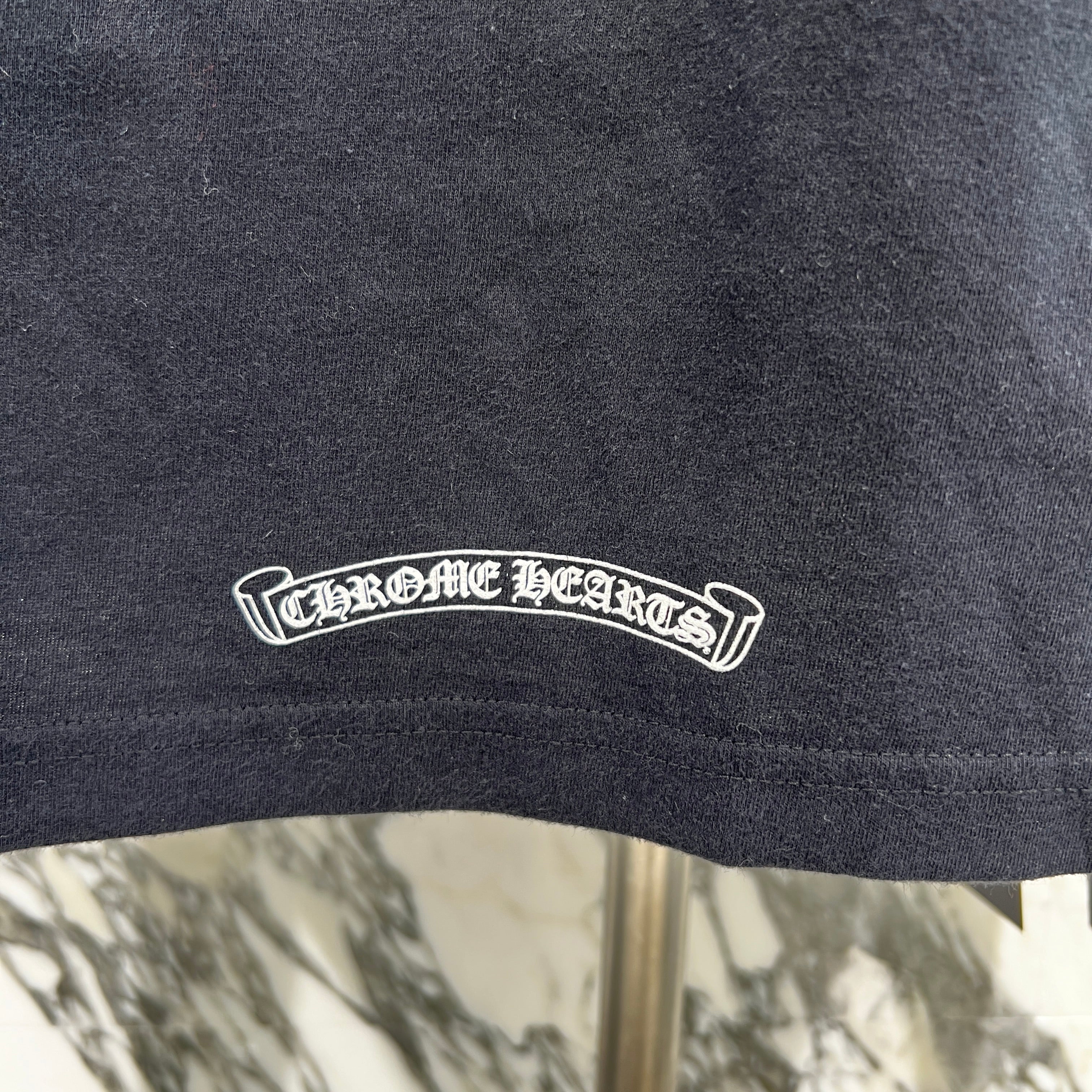 CHROME HEARTS American Flag Vine Dagger Horseshoe Long Sleeve Tee Size L クロムハーツ アメリカンフラッグ ヴァインダガーホースシュー ロングスリーブTシャツ サイズL