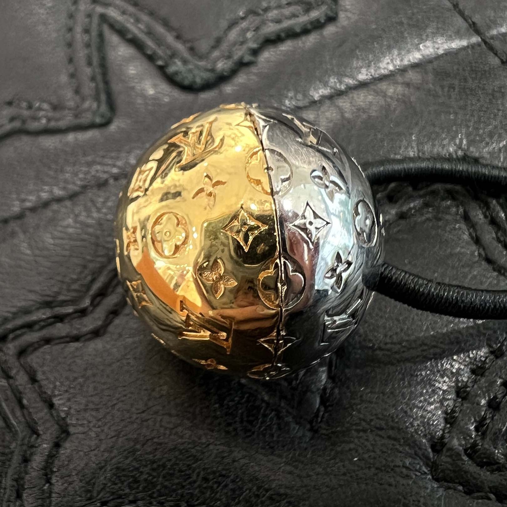 LOUIS VUITTON Scrunchie Nanogram Planet M80266 ルイヴィトン シュシュ ナノグラムプラネット