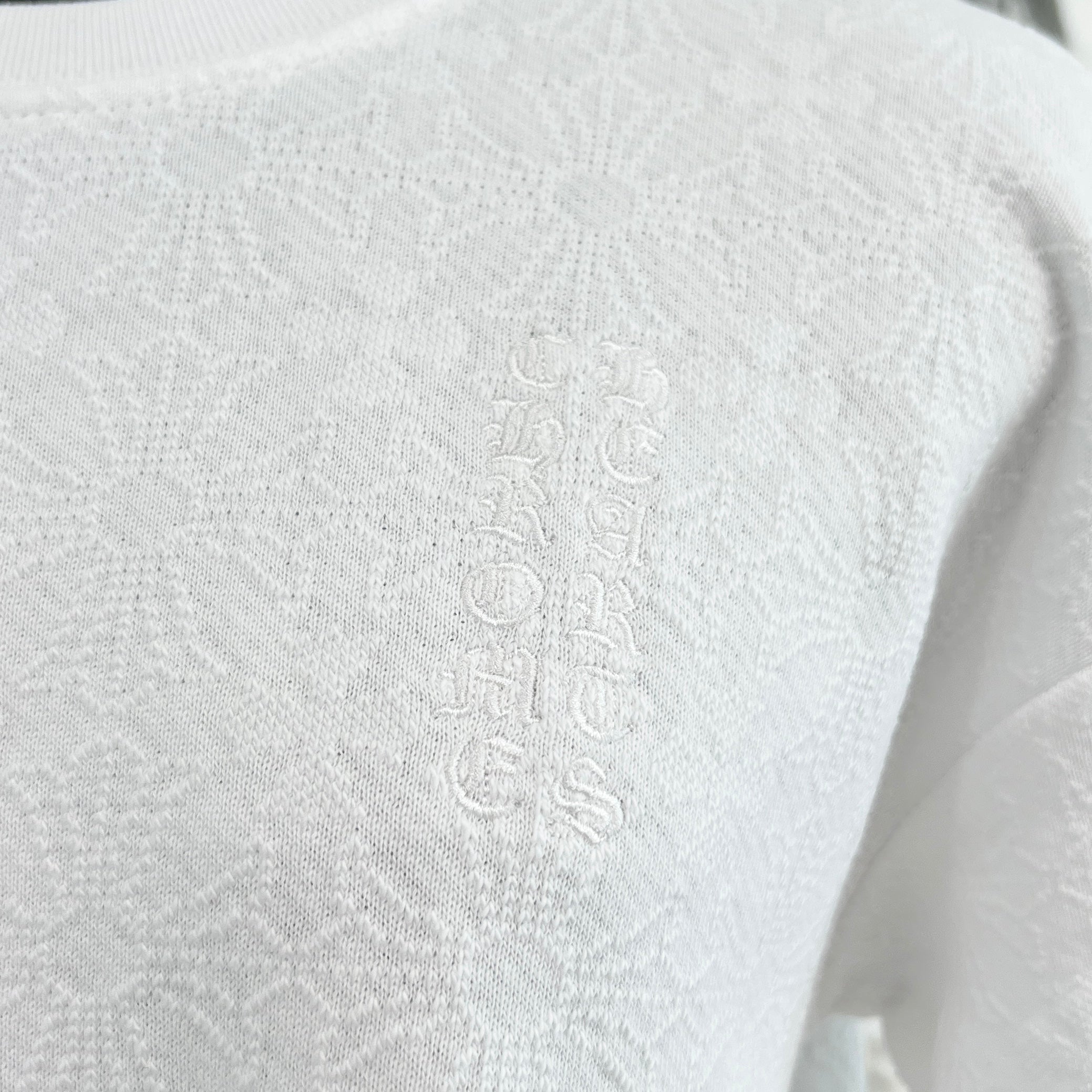 CHROME HEARTS Y NOT Vertical Logo Cropped Sweat Shirt Size S クロムハーツ ワイノット ヴァーティカルロゴ クロップド スウェットシャツ Tシャツ サイズS