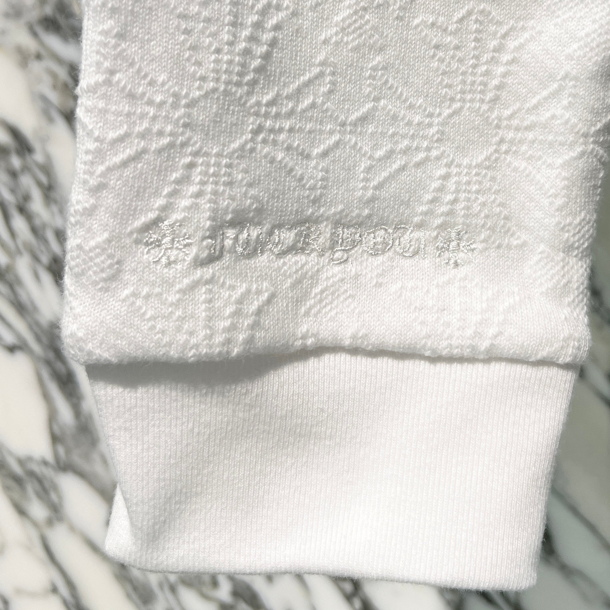 CHROME HEARTS Y NOT Vertical Logo Cropped Sweat Shirt Size S クロムハーツ ワイノット ヴァーティカルロゴ クロップド スウェットシャツ Tシャツ サイズS