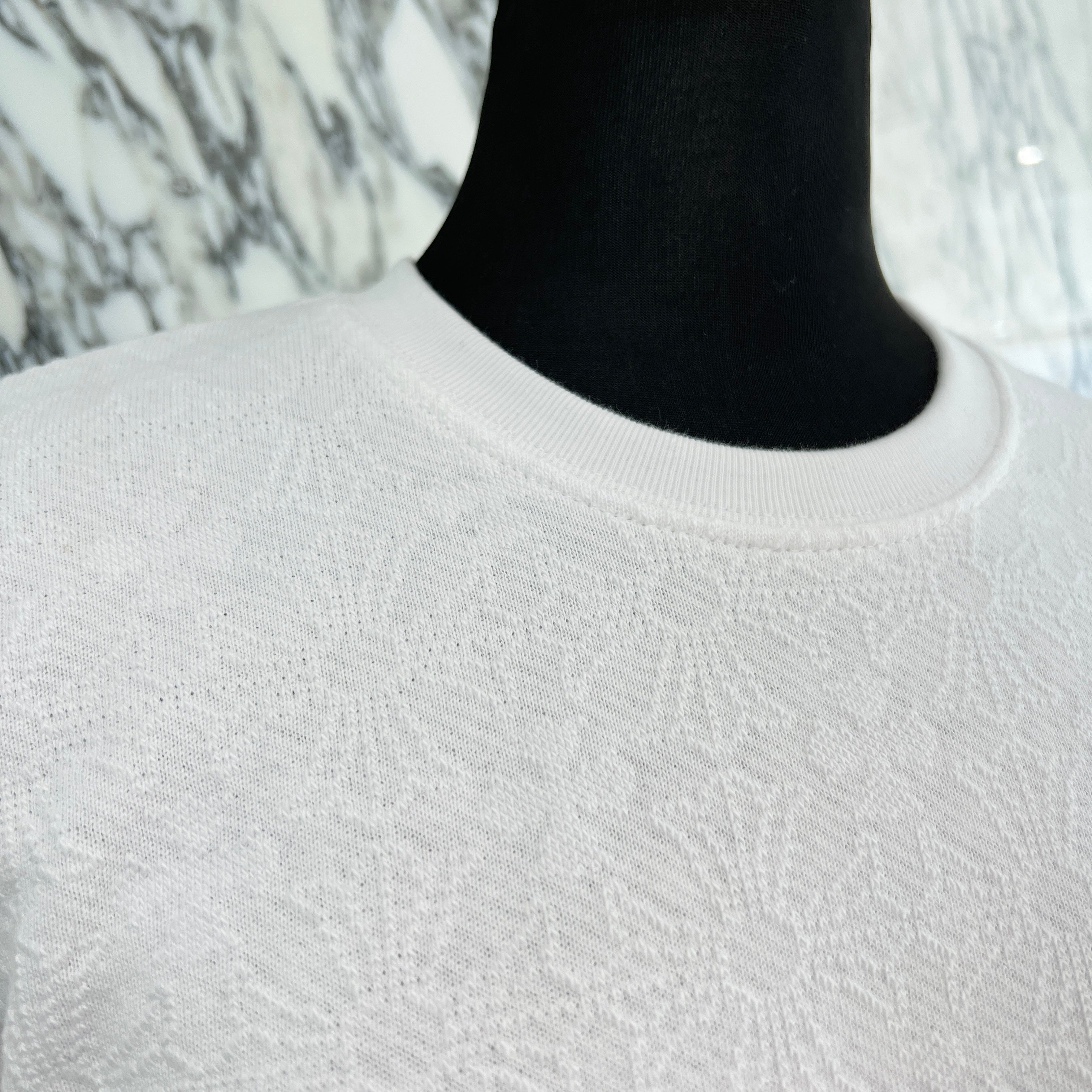 CHROME HEARTS Y NOT Vertical Logo Cropped Sweat Shirt Size S