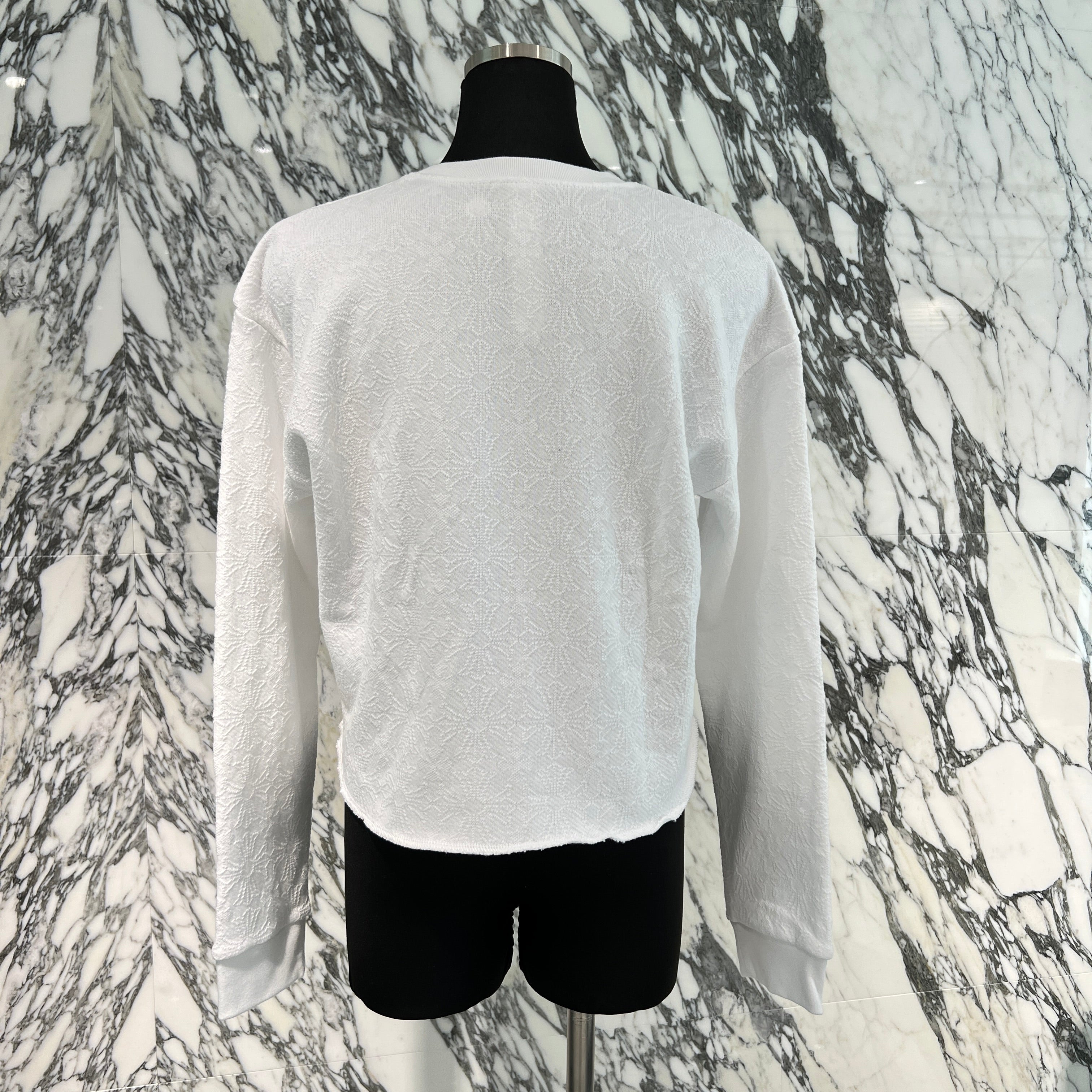 CHROME HEARTS Y NOT Vertical Logo Cropped Sweat Shirt Size S クロムハーツ ワイノット ヴァーティカルロゴ クロップド スウェットシャツ Tシャツ サイズS