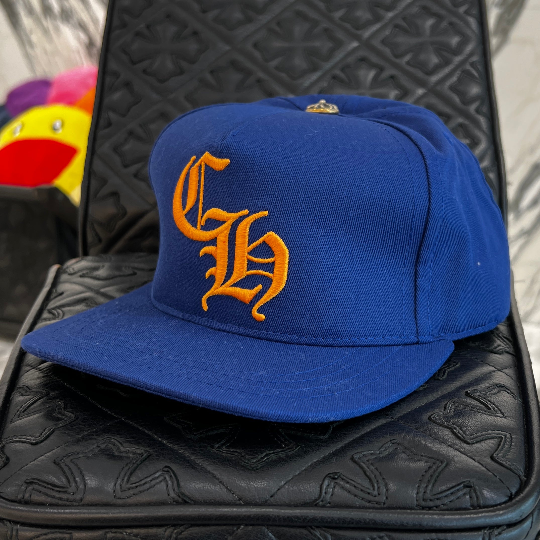 CHROME HEARTS キャップ OS (ONE SIZE) 53-60 Chrome Hearts Trucker Cap Polyester ONE SIZE 53-60 Orange x
