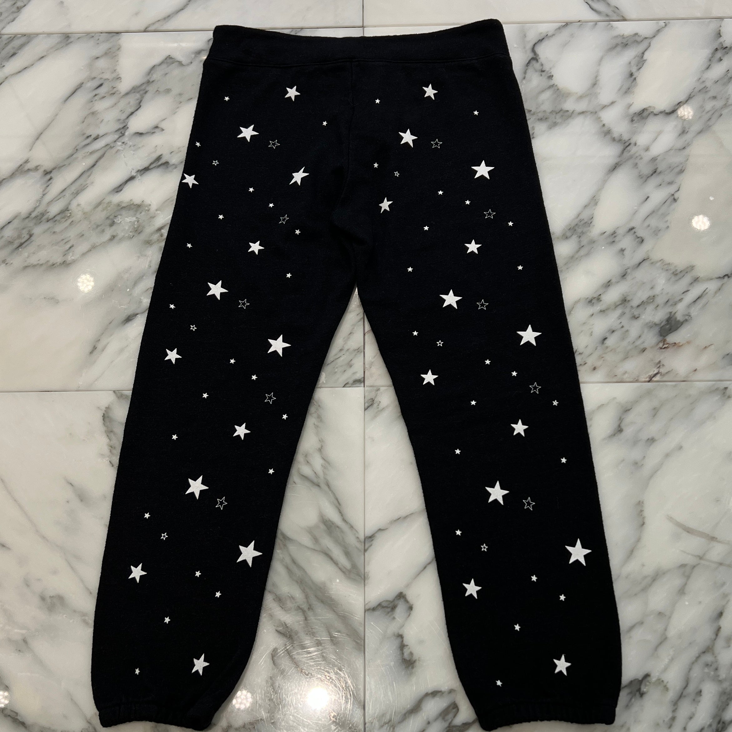CHROME HEARTS CH Plus Horseshoe Star Print Kid's Sweat Pants Size