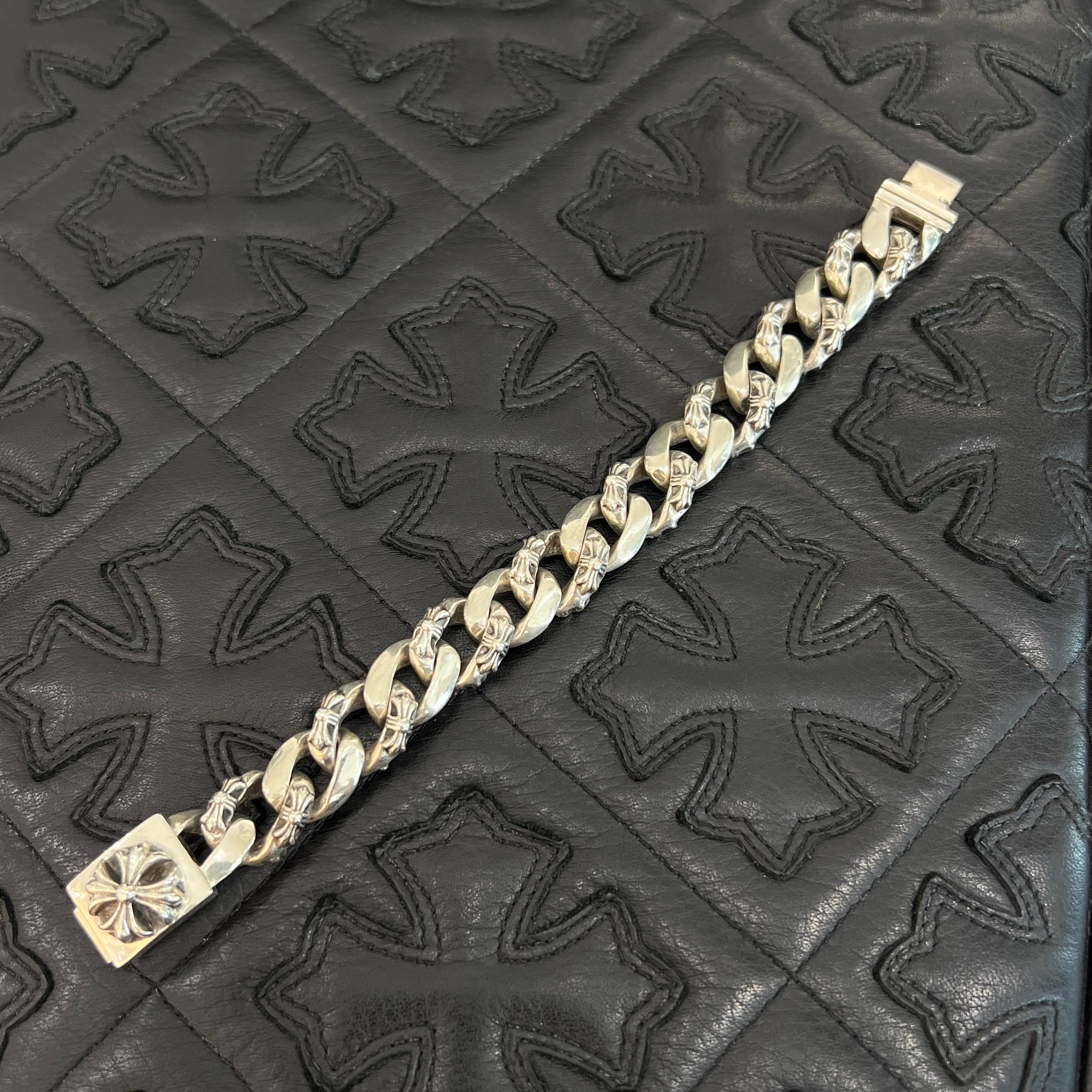 CHROME HEARTS CH Plus Fancy Chain Bracelet 15 LINK クロムハーツ CHプラス ファンシー チェーン ブレスレット 15LINK