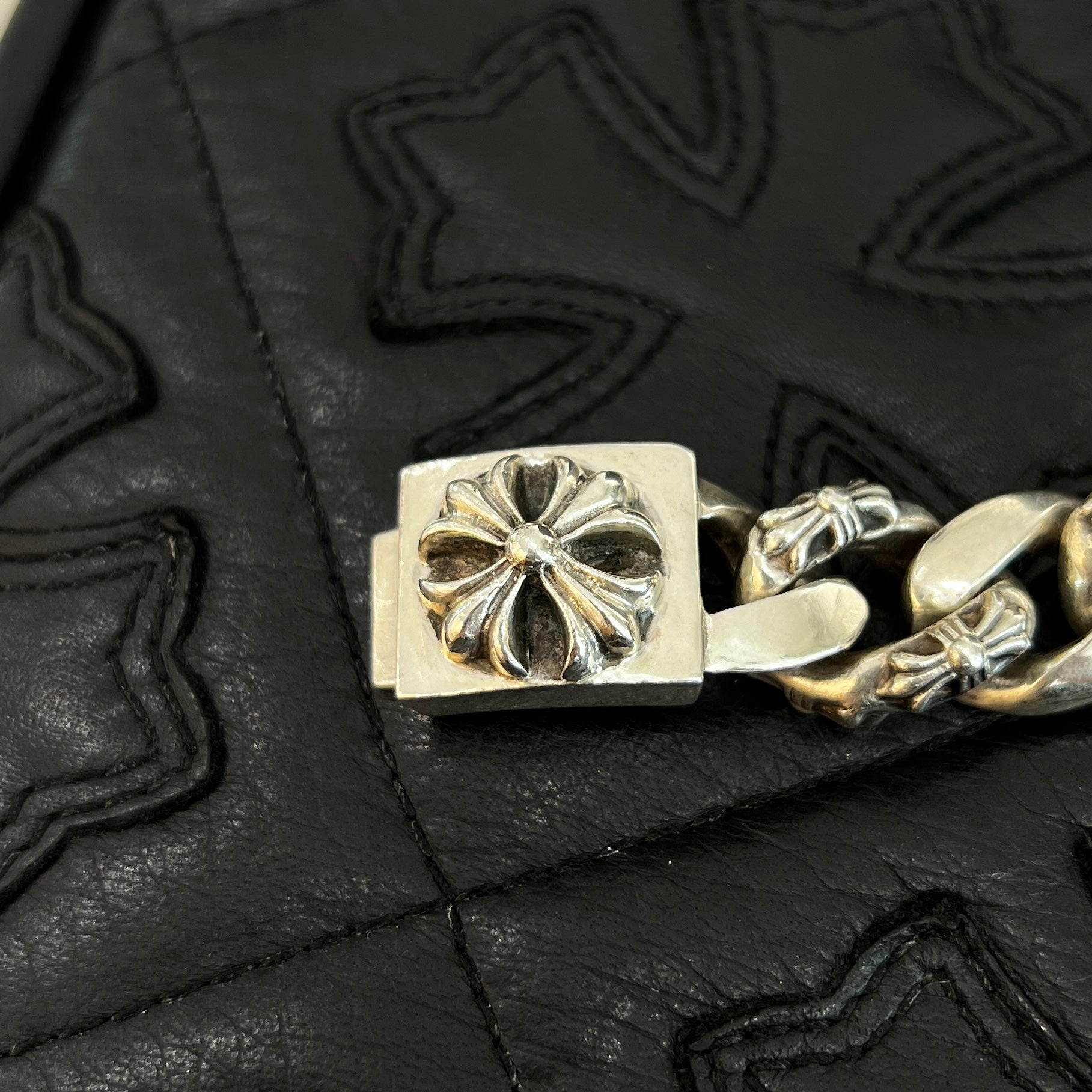 CHROME HEARTS CH Plus Fancy Chain Bracelet 15 LINK クロムハーツ CHプラス ファンシー チェーン ブレスレット 15LINK