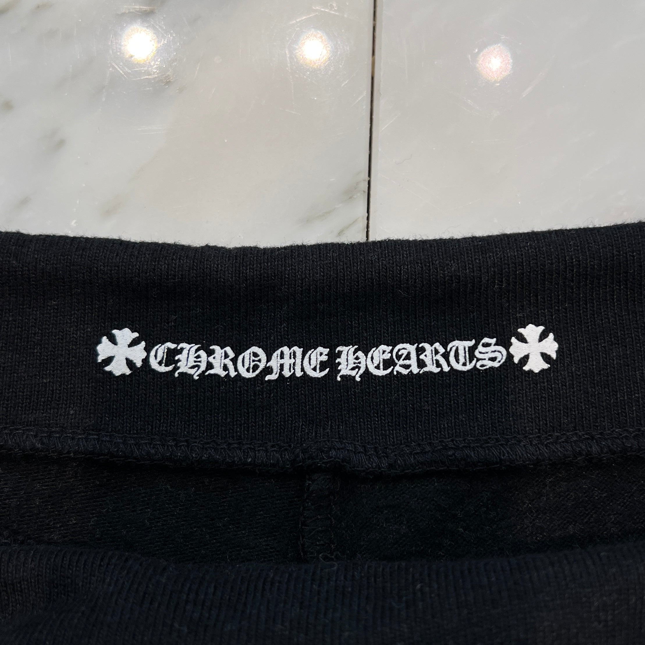 CHROME HEARTS CH Plus Horseshoe Star Print Kid's Sweat Pants Size