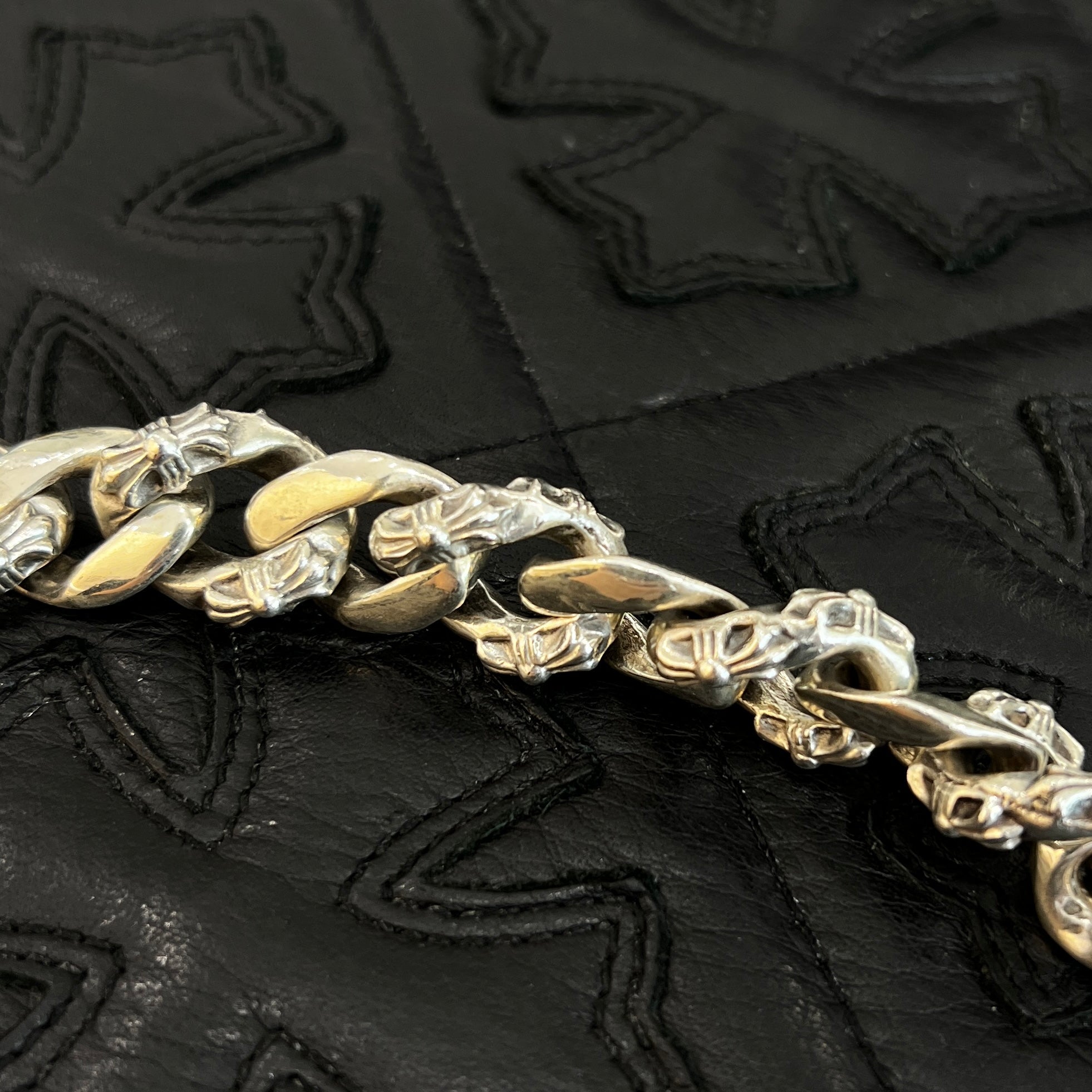 CHROME HEARTS CH Plus Fancy Chain Bracelet 15 LINK クロムハーツ CHプラス ファンシー チェーン ブレスレット 15LINK