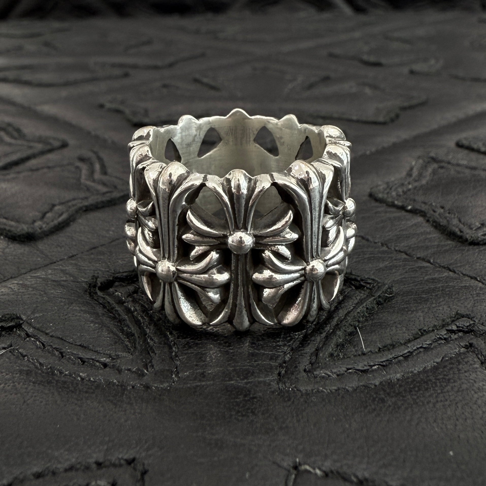 CHROME HEARTS Cemetery Cross Ring Size 18号 クロムハーツ セメタリークロスリング サイズ18号