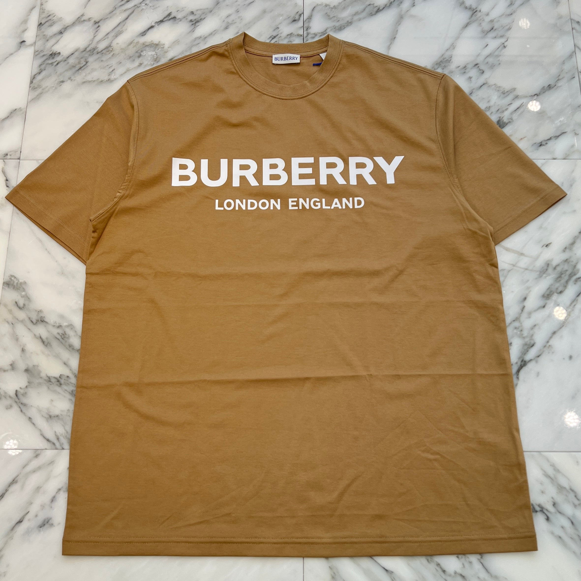 BURBERRY 2025SS ELLISON Logo Print Cotton Tee Size M 8104231 バーバリー エリソンロゴプリント コットンTシャツ サイズM
