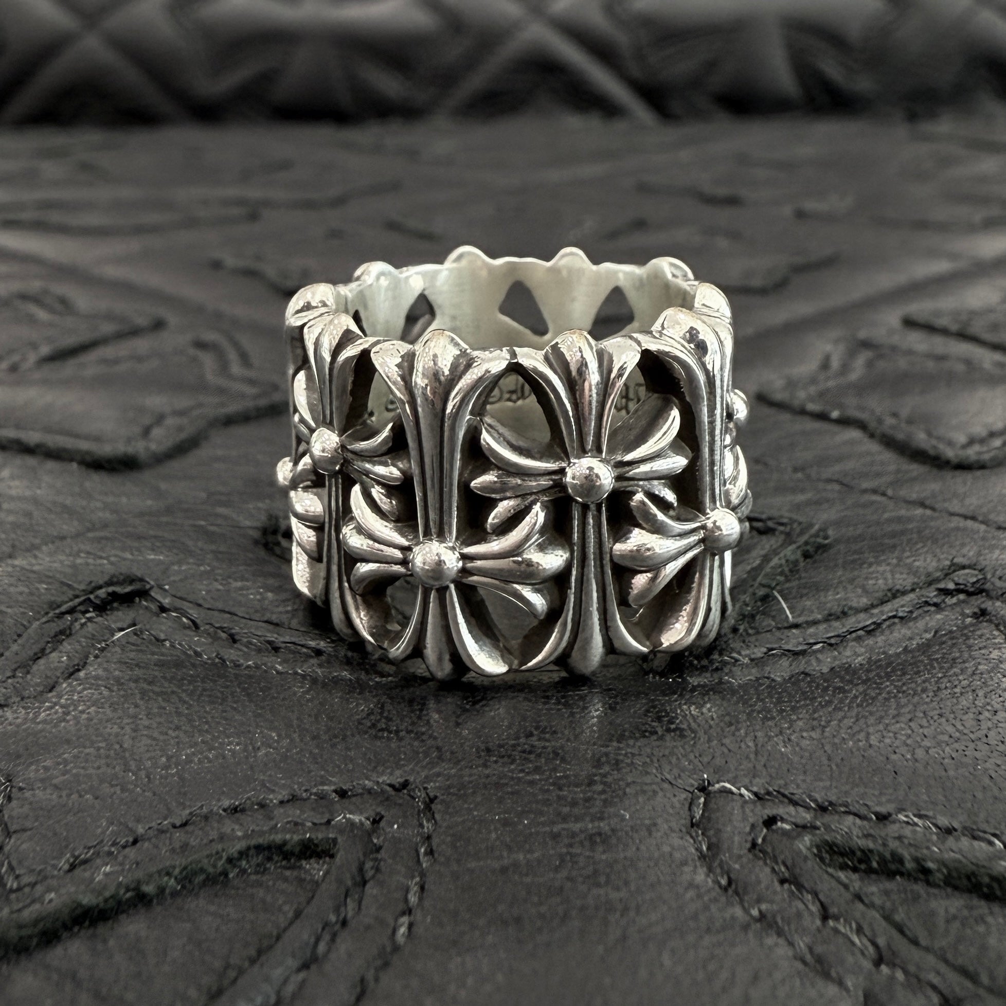 CHROME HEARTS Cemetery Cross Ring Size 18号 クロムハーツ セメタリークロスリング サイズ18号