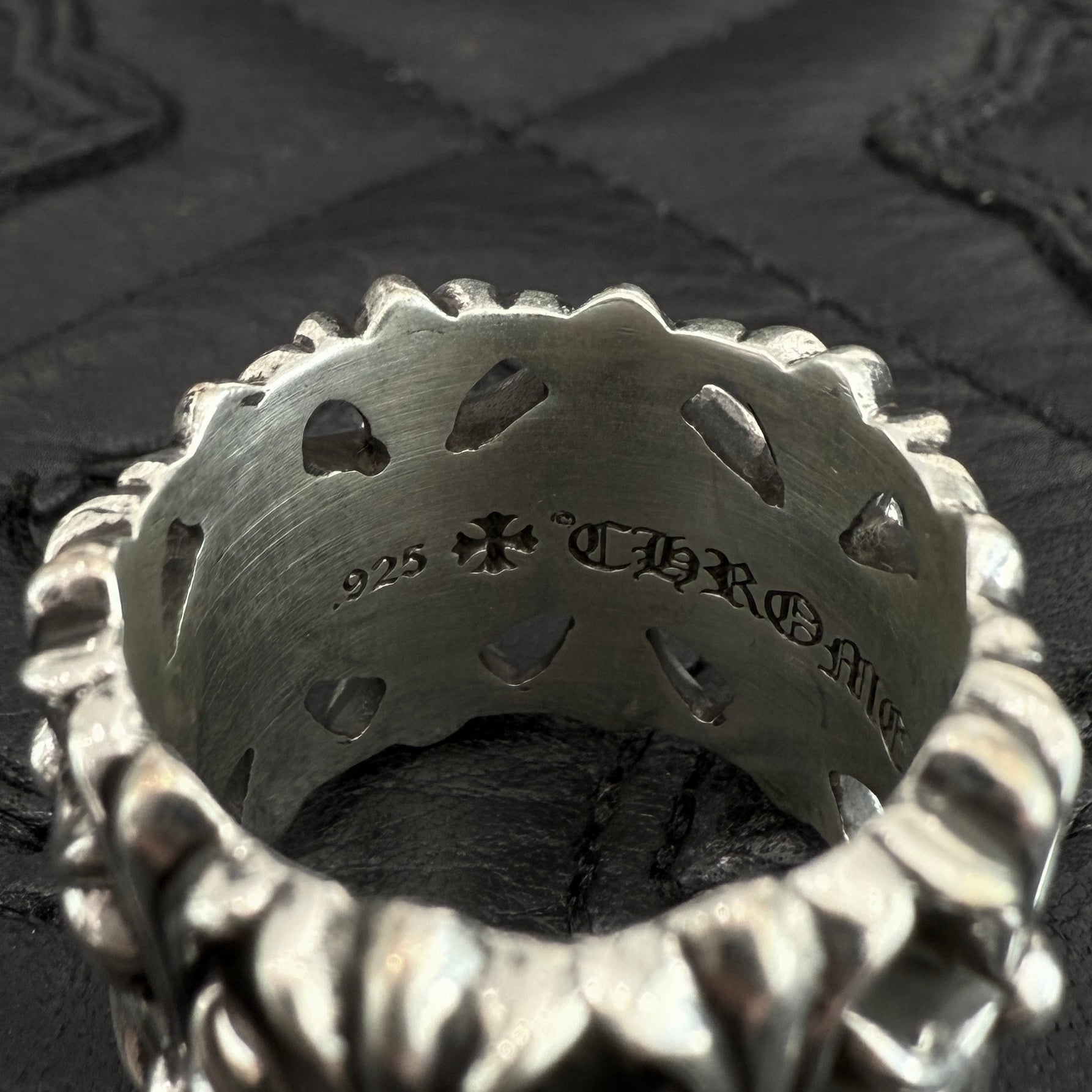 CHROME HEARTS Cemetery Cross Ring Size 18号 クロムハーツ セメタリークロスリング サイズ18号