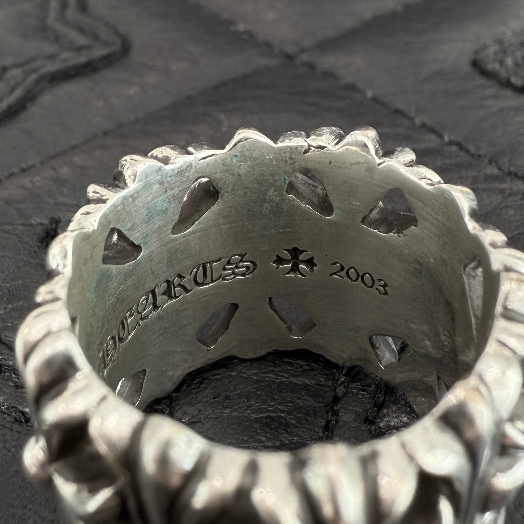 CHROME HEARTS Cemetery Cross Ring Size 18号 クロムハーツ