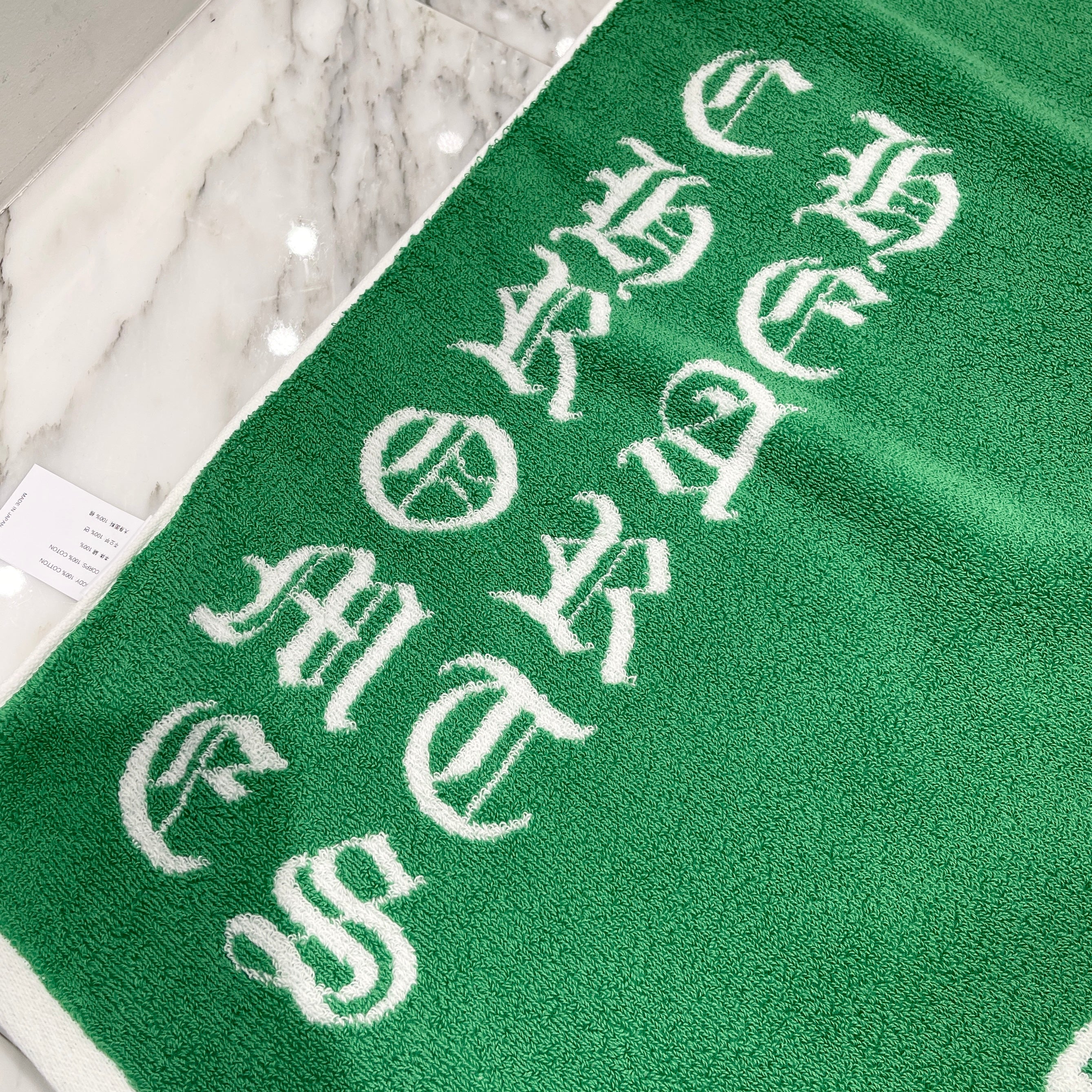 CHROME HEARTS Cemetery Cross Jacquard Beach Towel クロムハーツ セメタリークロス ジャカード ビーチタオル