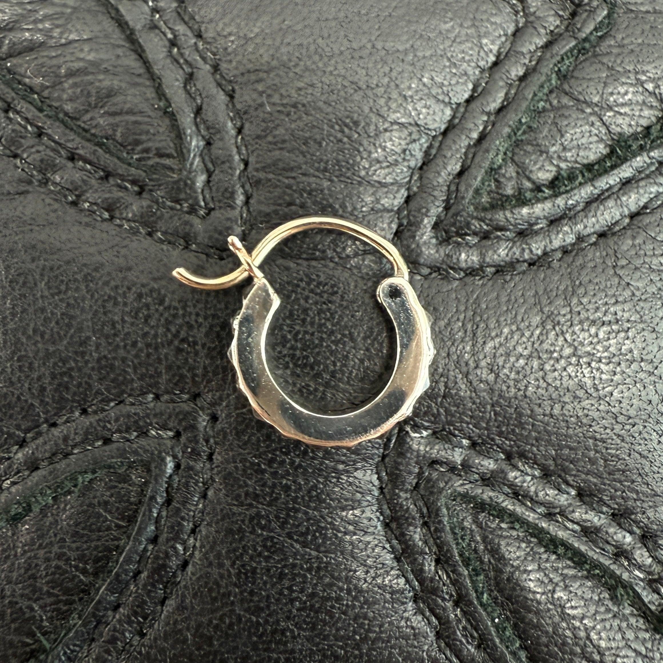 CHROME HEARTS Tiny TFP Punk Hoop Earrings クロムハーツ タイニーTFP パンクフープイヤリング ピアス