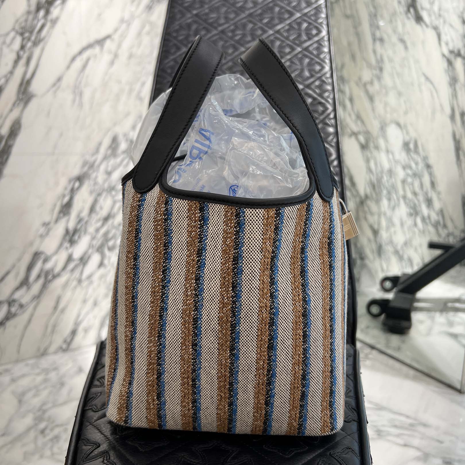 HERMES Picotin Lock PM "COUVERTURE CARRE" W刻印 エルメス ピコタンロック PM "クーベルチュール カレ" W刻印