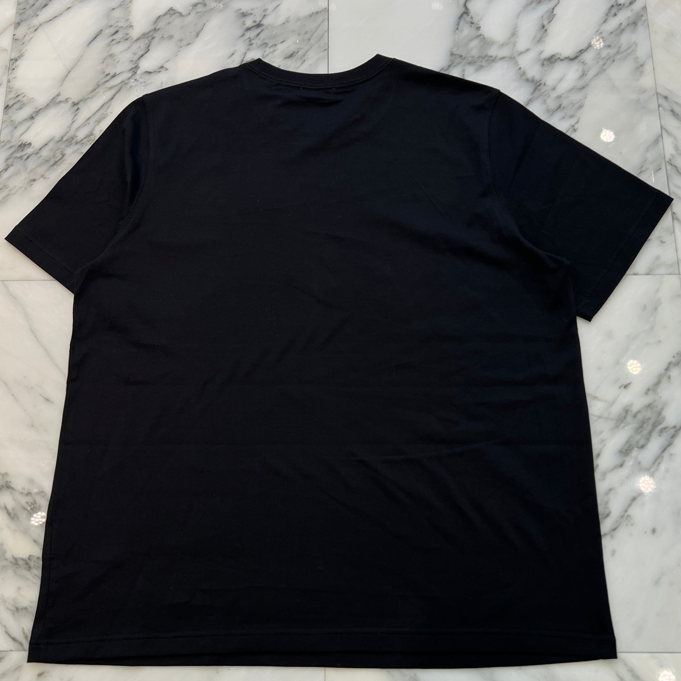 BURBERRY 2025SS ELLISON Logo Print Cotton Tee Size XL 8104248