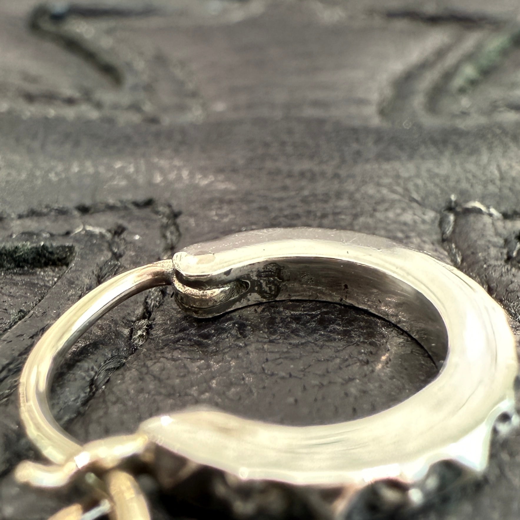 CHROME HEARTS Tiny TFP Punk Hoop Earrings クロムハーツ タイニーTFP パンクフープイヤリング ピアス