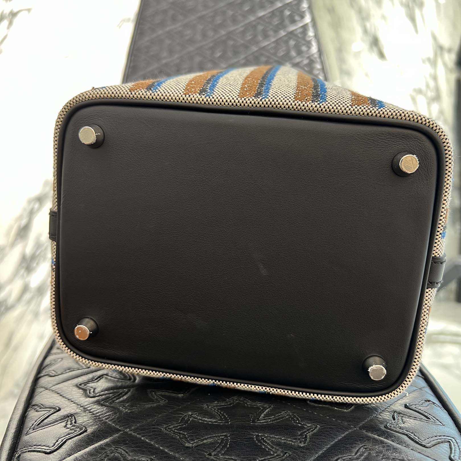 HERMES Picotin Lock PM "COUVERTURE CARRE" W刻印 エルメス ピコタンロック PM "クーベルチュール カレ" W刻印