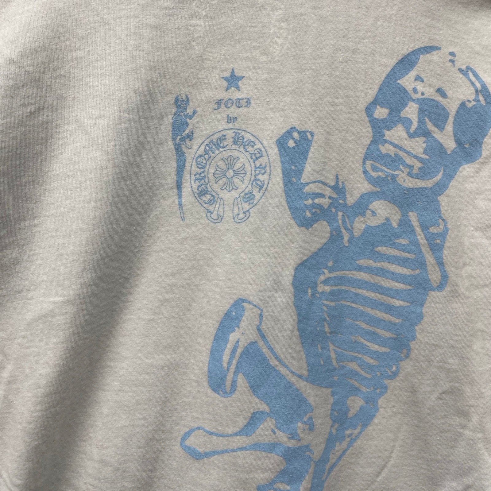 CHROME HEARTS FOTI Jarvis Skull Print Tee Size S