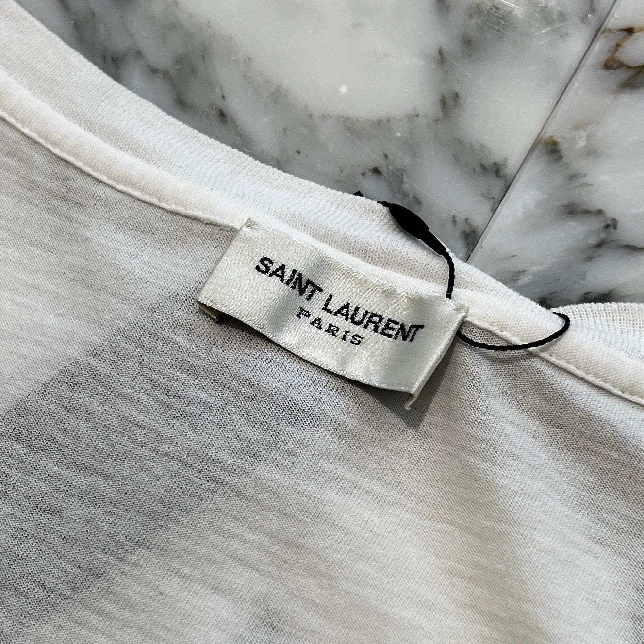 SAINT LAURENT PARIS 2016SS Baby Tee 416625 Y2WW2 Size M サンローラン パリ ベイビー Tシャツ サイズM