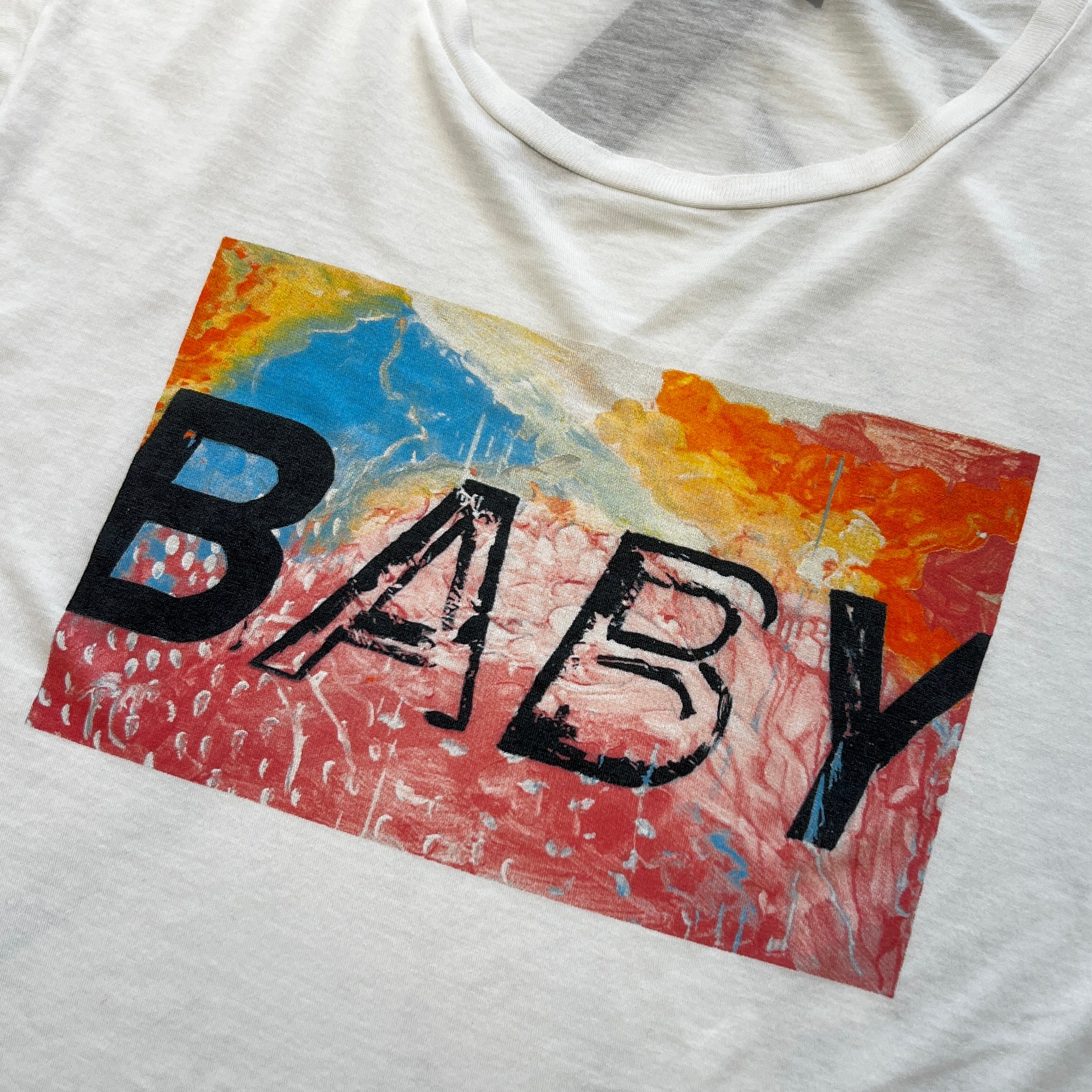 SAINT LAURENT PARIS 2016SS Baby Tee 416625 Y2WW2 Size M サン