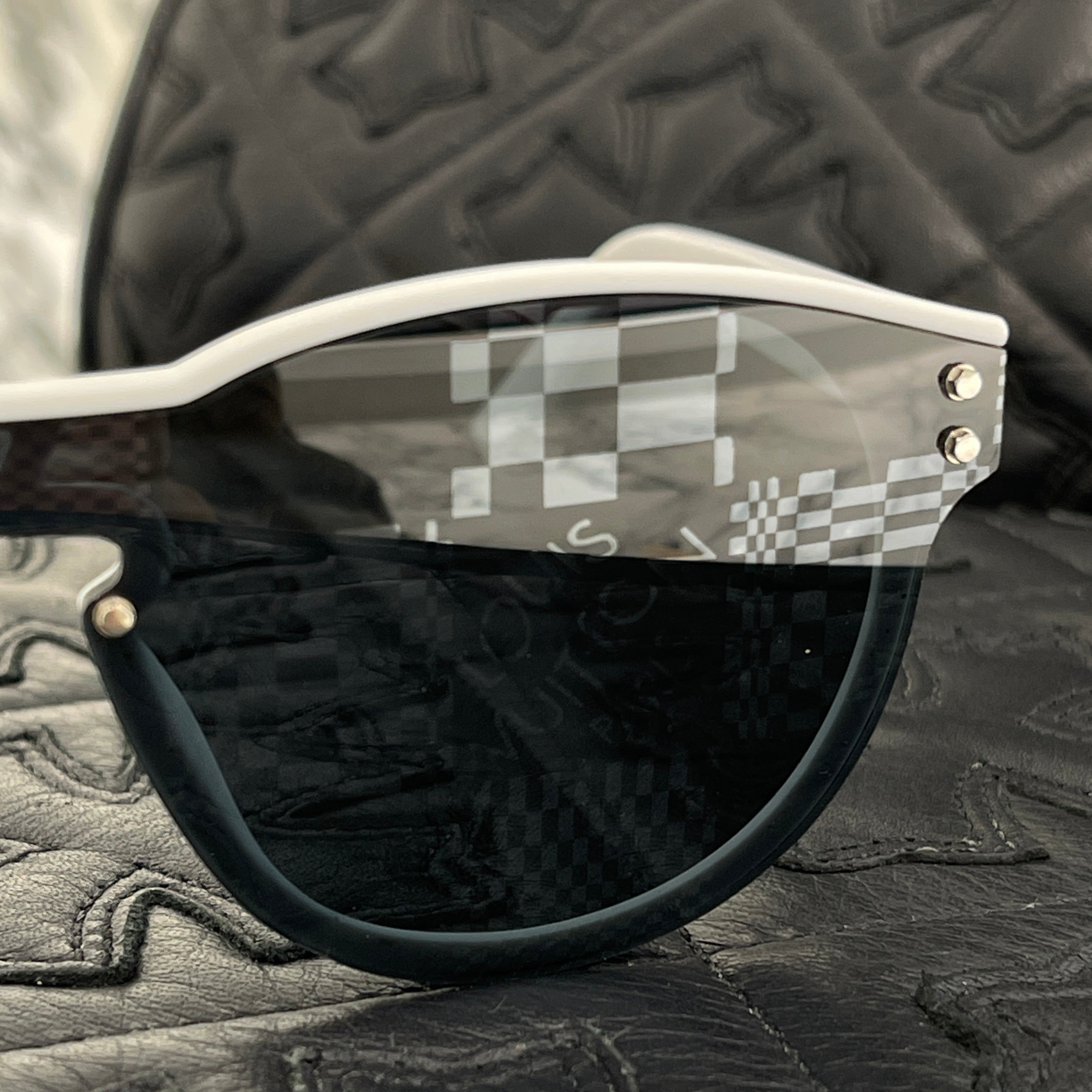 LOUIS VUITTON 2021SS LV Waimea Damier Boston Sunglasses Z1443E ルイヴィトン LVワイメア ダミエ ボストン サングラス