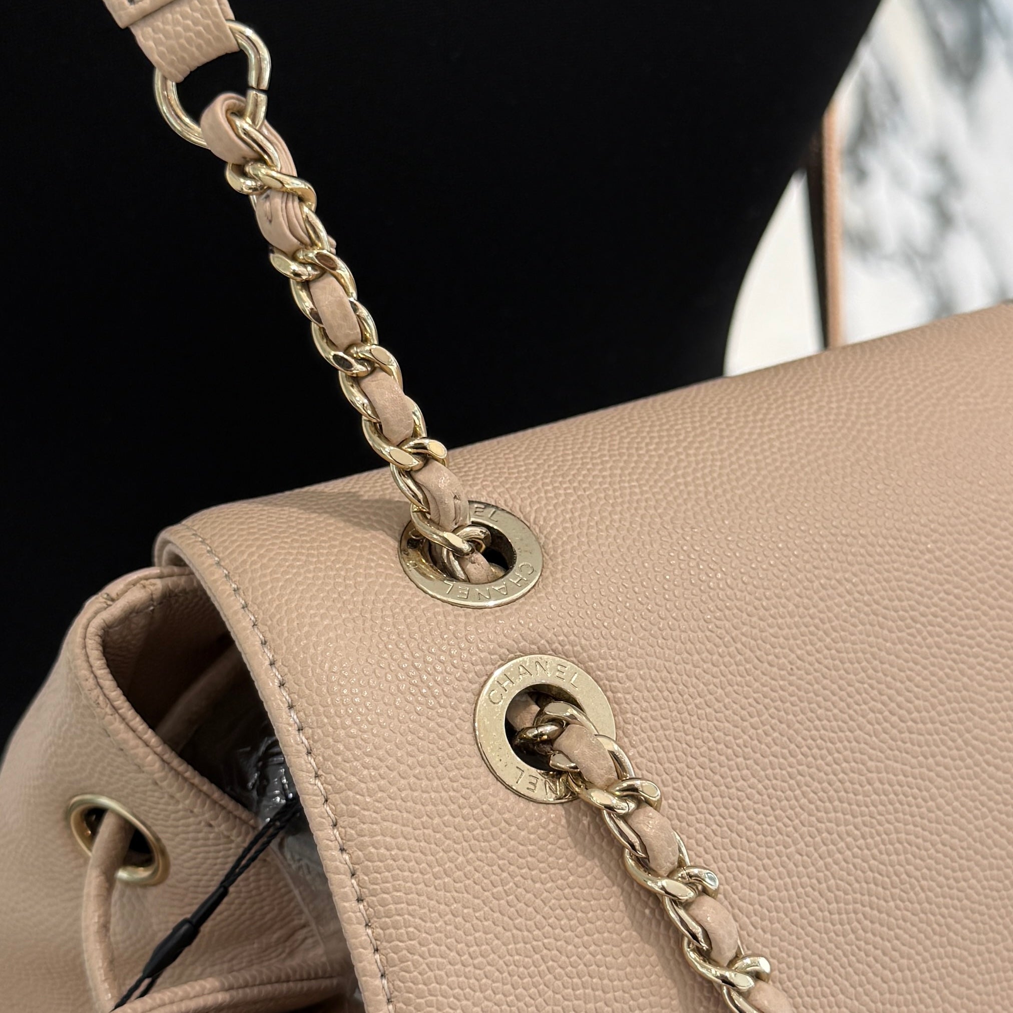 CHANEL 2019 Cruise Business Affinity Caviar Skin Backpack シャネル