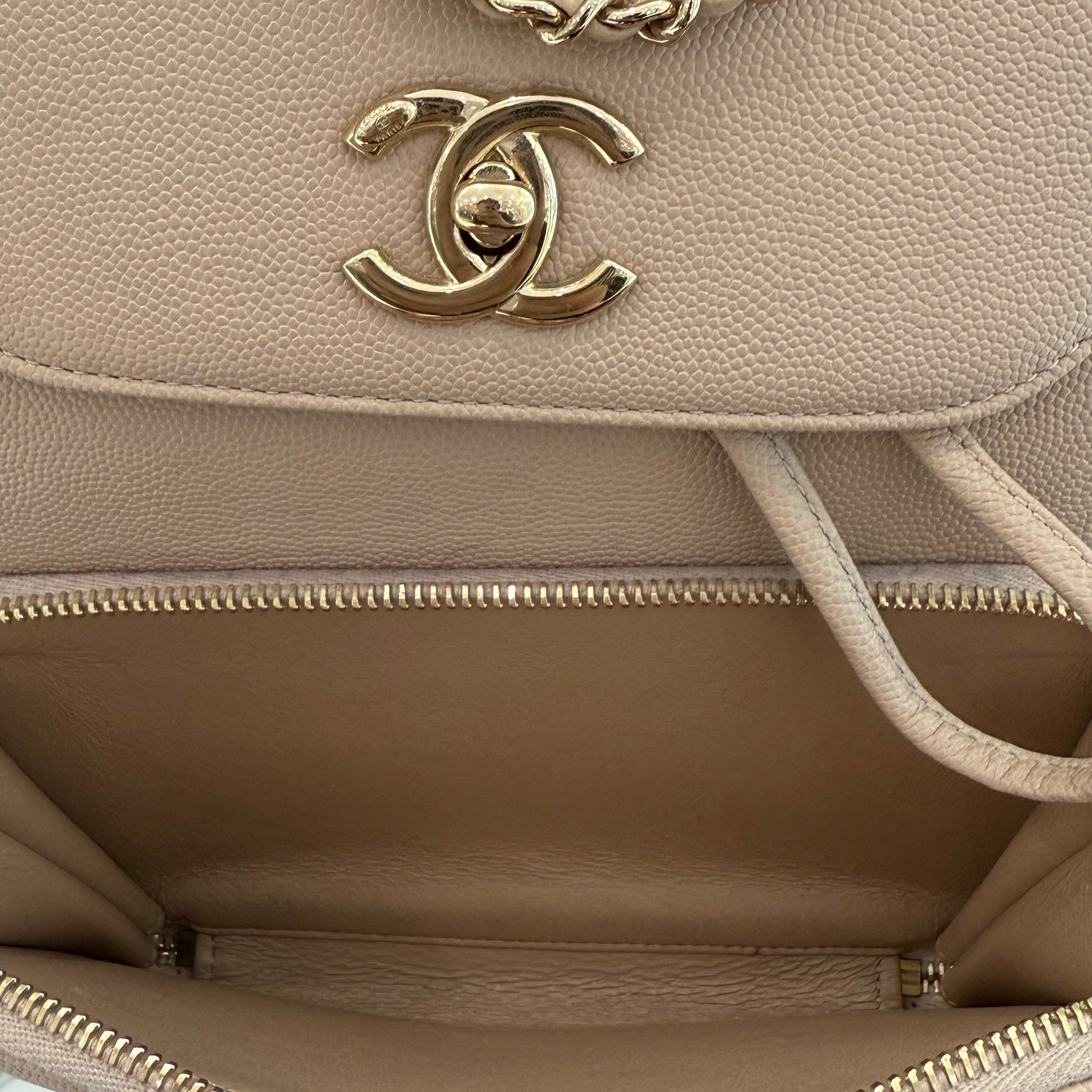 CHANEL 2019 Cruise Business Affinity Caviar Skin Backpack シャネル