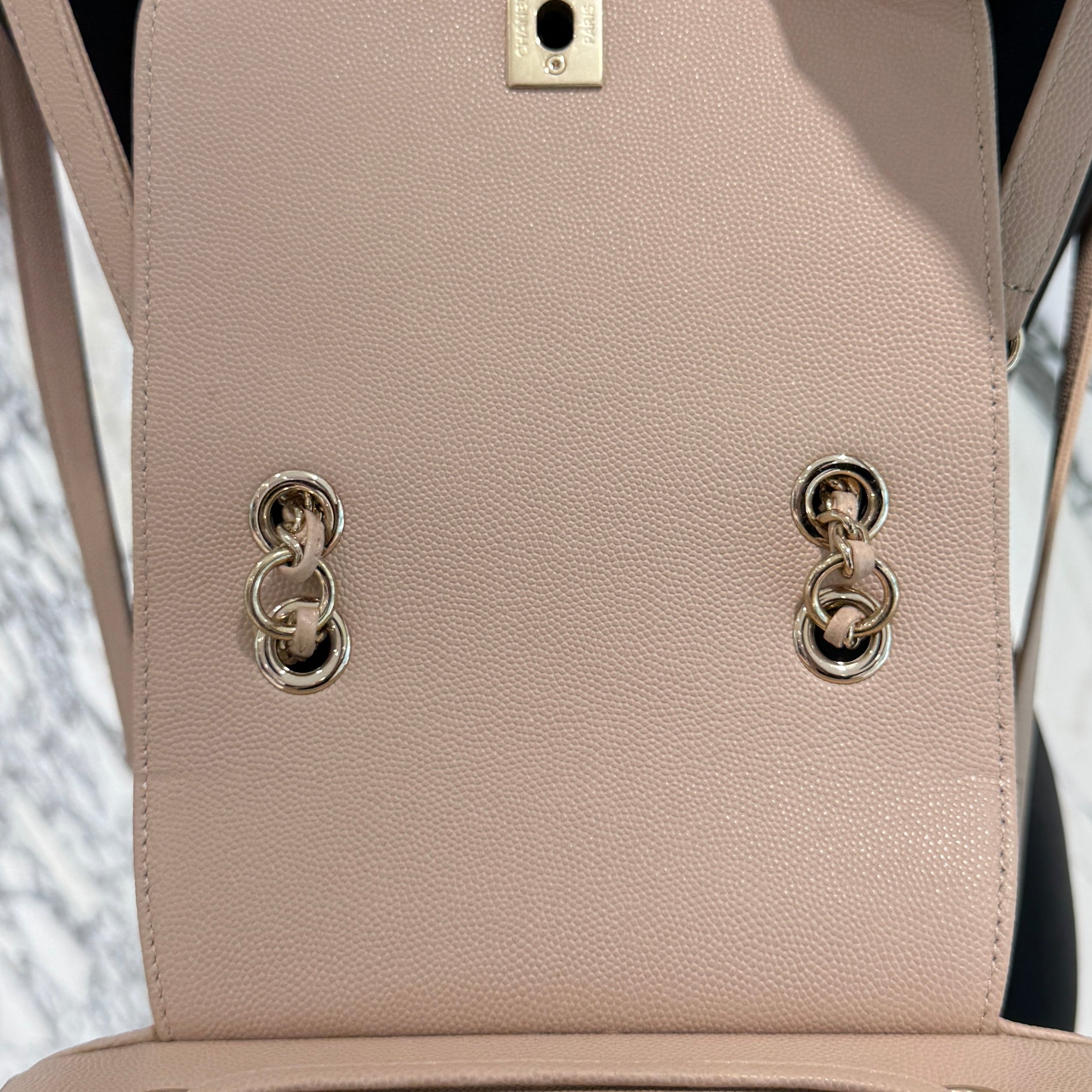 CHANEL 2019 Cruise Business Affinity Caviar Skin Backpack シャネル