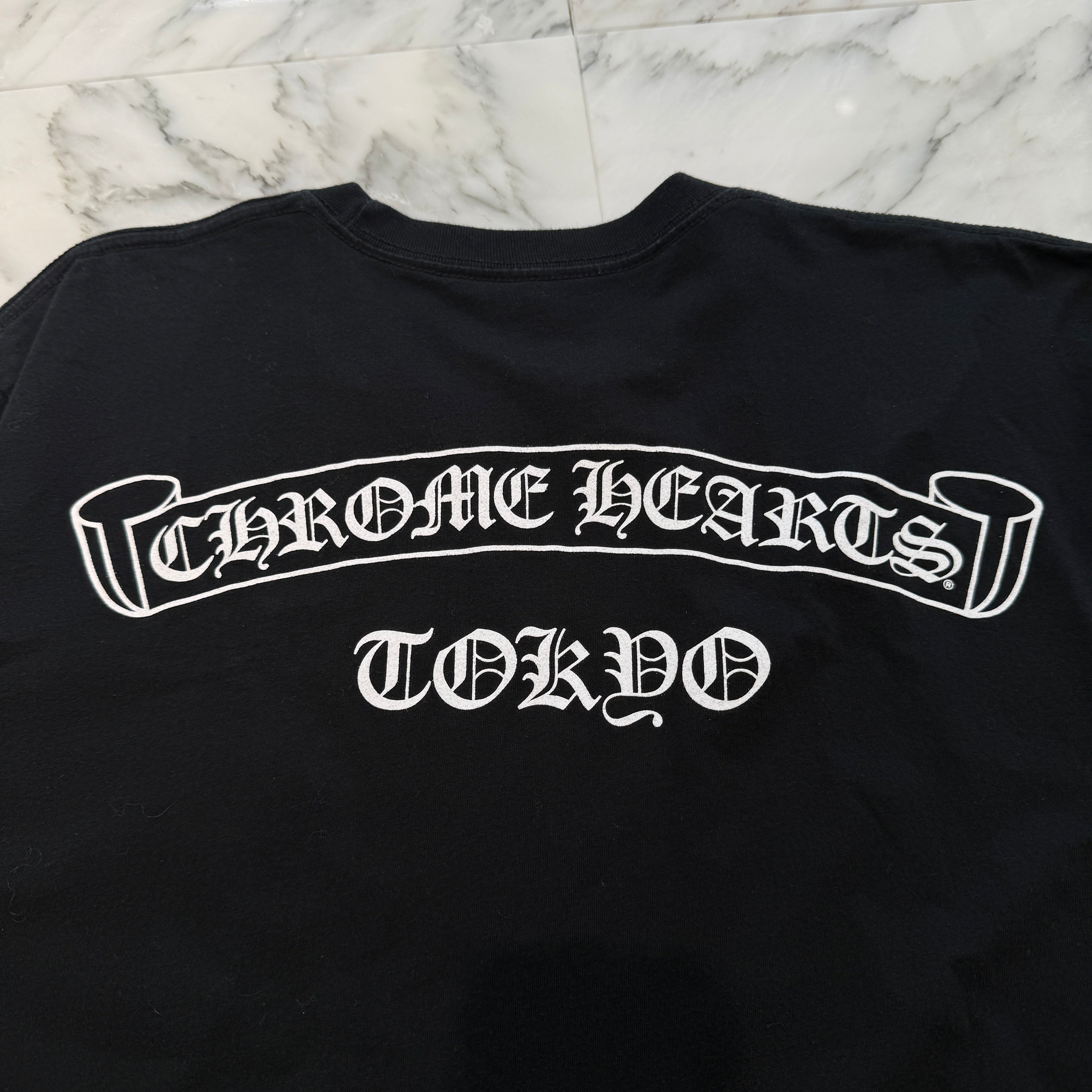 CHROME HEARTS Tokyo Limited Back Scroll Tee Size XL クロムハーツ 東京限定 バックスクロール Tシャツ サイズXL
