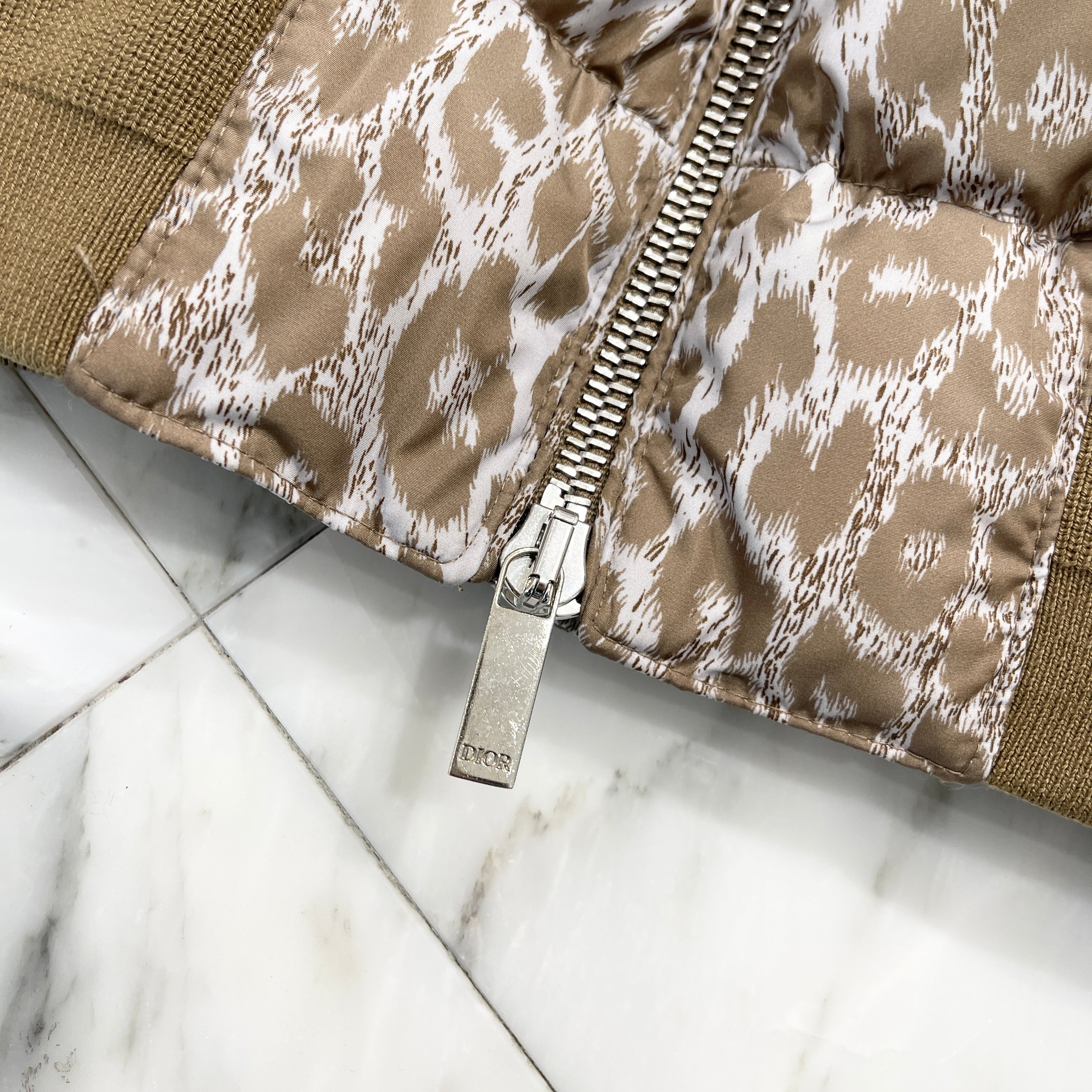 DIOR 2021AW Leopard Down Jacket 213C411A5492 Size 52 ディオール