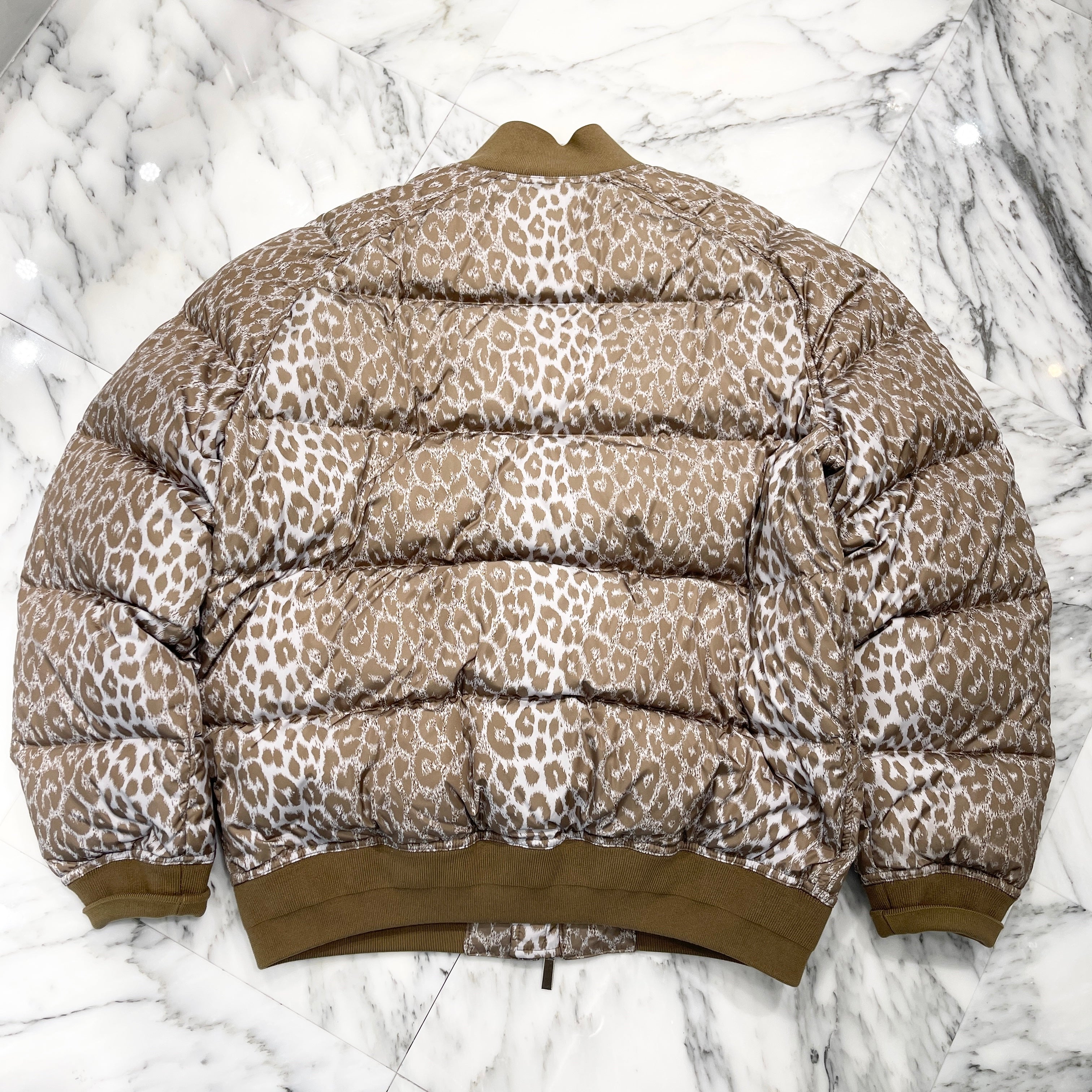 DIOR 2021AW Leopard Down Jacket 213C411A5492 Size 52 ディオール レオパード ダウンジャケット サイズ52