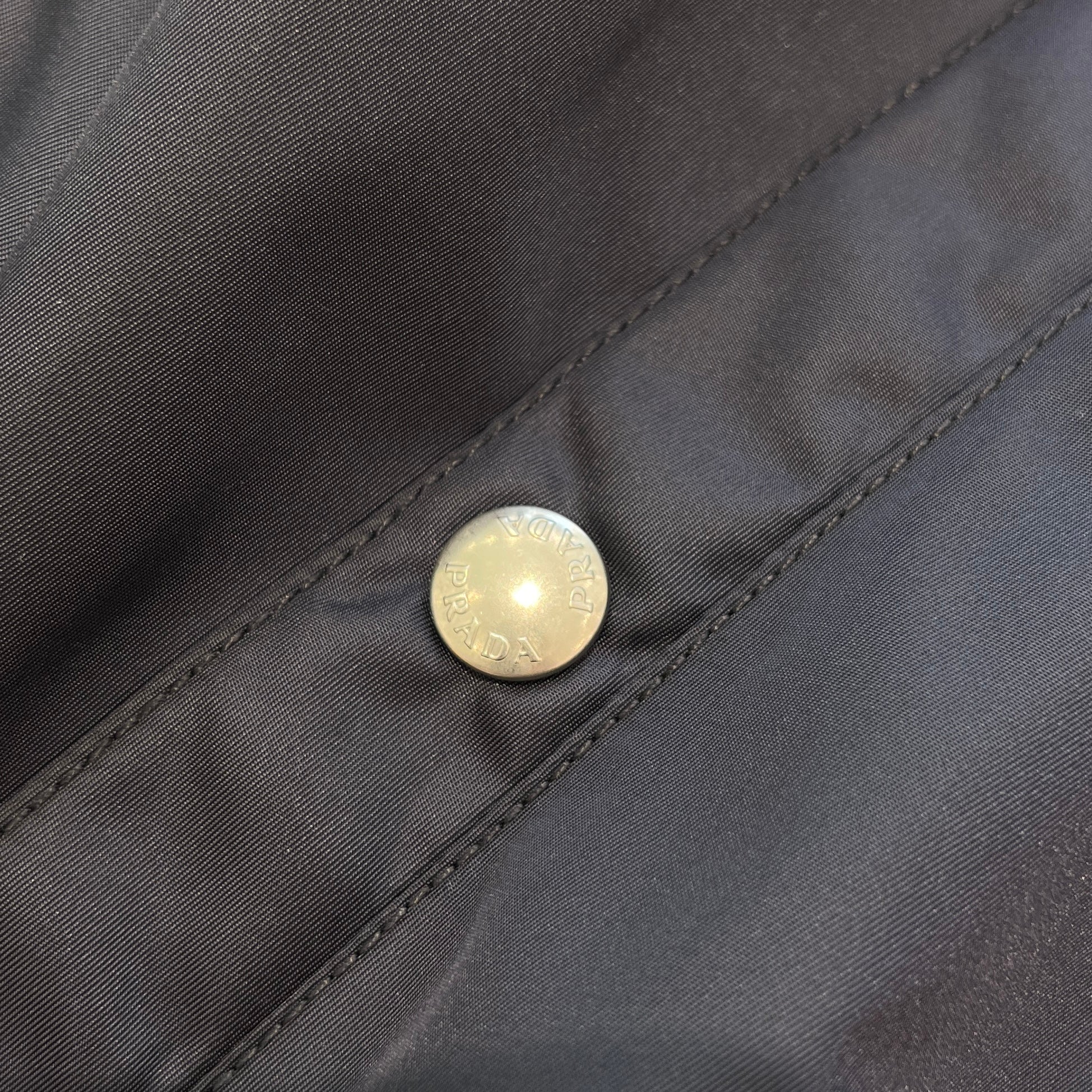 PRADA 2022SS Triangle Logo Plate Re-Nylon Zip Jacket SGH038 R121 1WQ8 Size 52 プラダ トライアングル ロゴプレート リナイロン ジップ ジャケット サイズ52