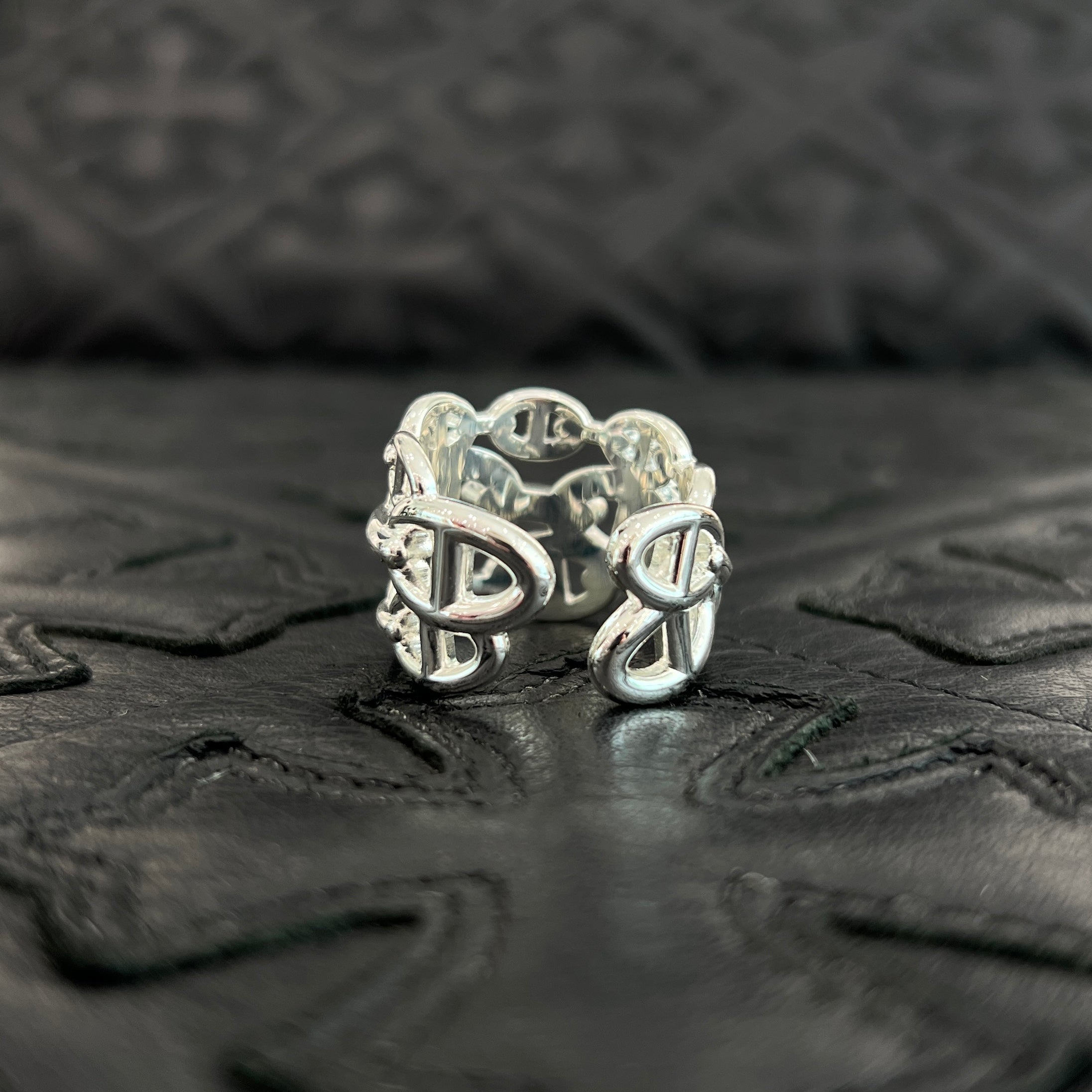 HERMES Chaine d'Ancre Anchaine GM Ring Size 18号 エルメス シェーヌダンクル アンシェネ GM リング サイズ18号