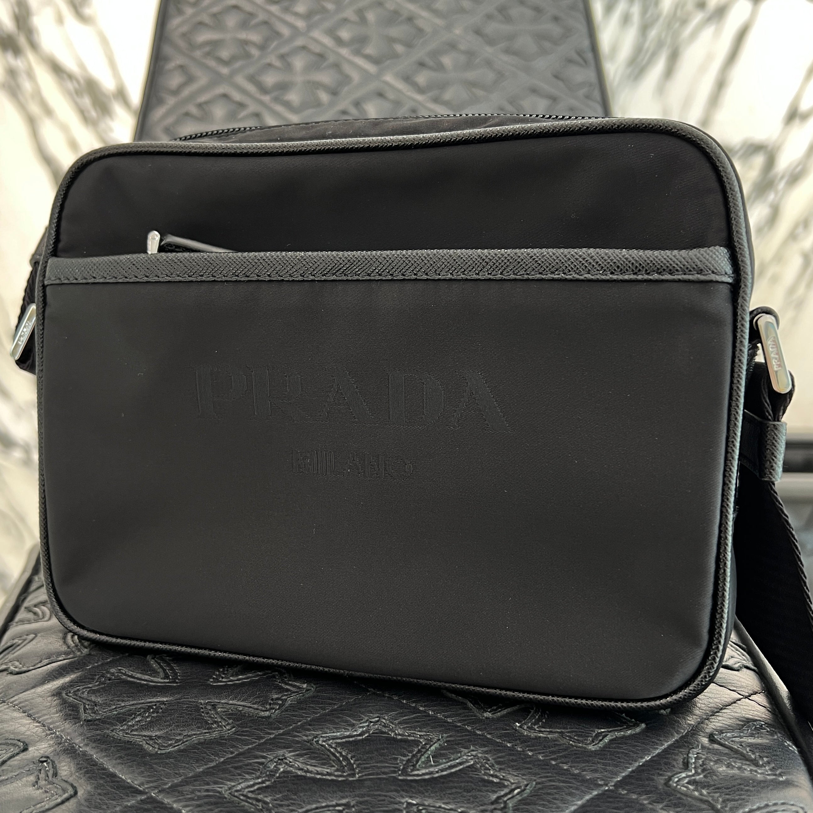 PRADA Saffiano/Tessuto Shoulder bag 2VH144 プラダ サフィアーノ/テスート ショルダーバッグ