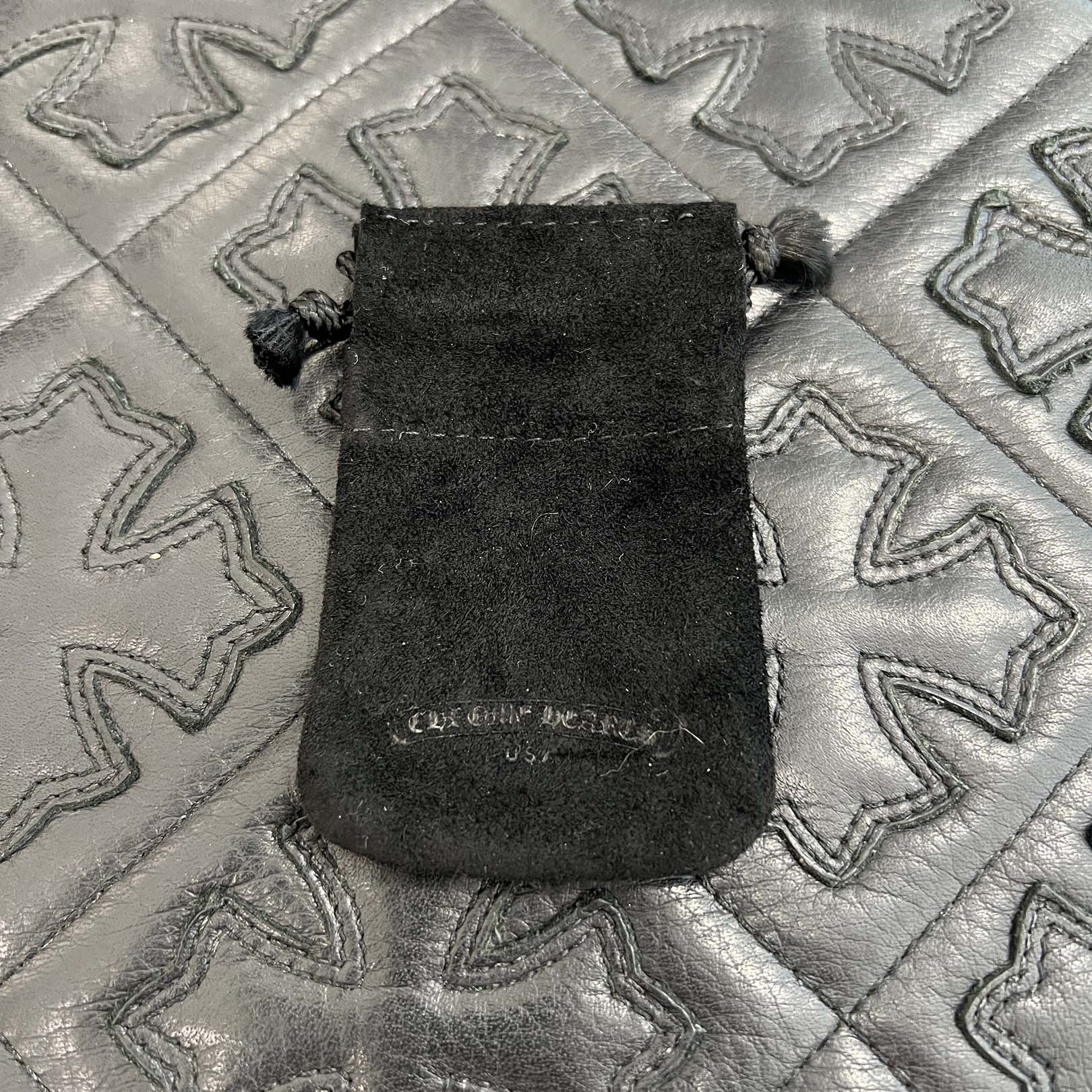 CHROME HEARTS Safety Pin Pendant Top 1 Diamond Roll Chain Necklace Size 17 Inch クロムハーツ セーフティピン 1ダイヤモンド ペンダントトップ ロールチェーン ネックレス サイズ17インチ