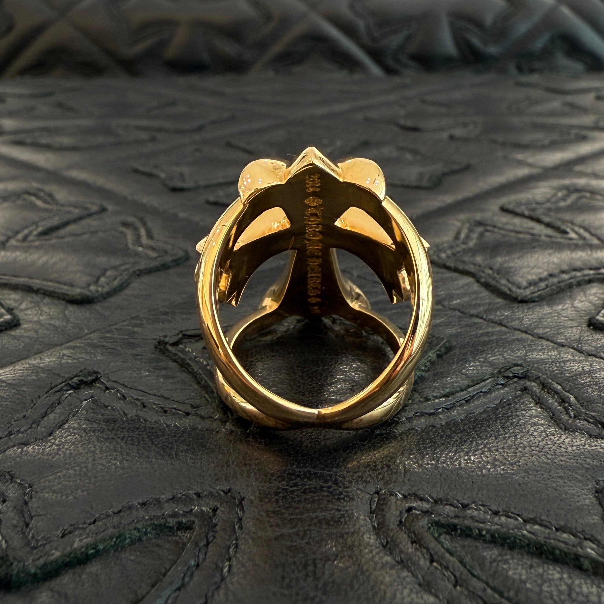 CHROME HEARTS 22K Infinity CRS Ring Pave Diamond Size 14.5号 クロムハーツ 22K インフィニティークロス リング パヴェ ダイヤモンド サイズ14.5号