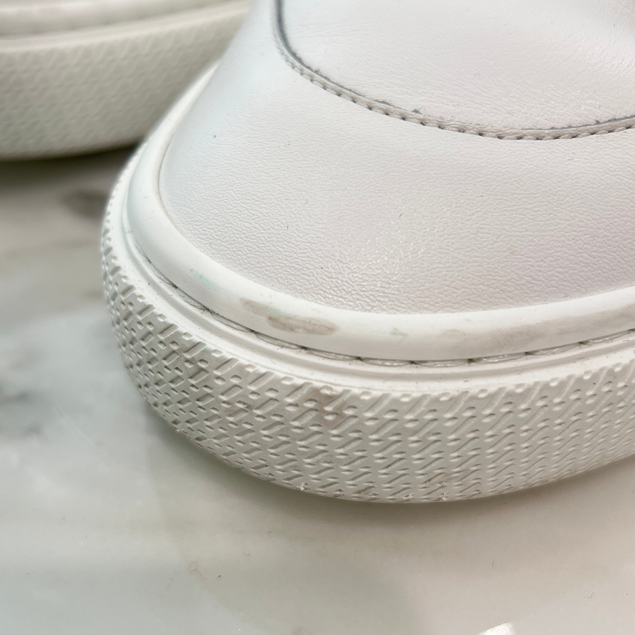 HERMES "Get" Leather Lace-Up Sneakers H241227Z 91350 Size 43.5(28.5cm) エルメス "ゲット" レザーレースアップスニーカー サイズ43.5(28.5cm)