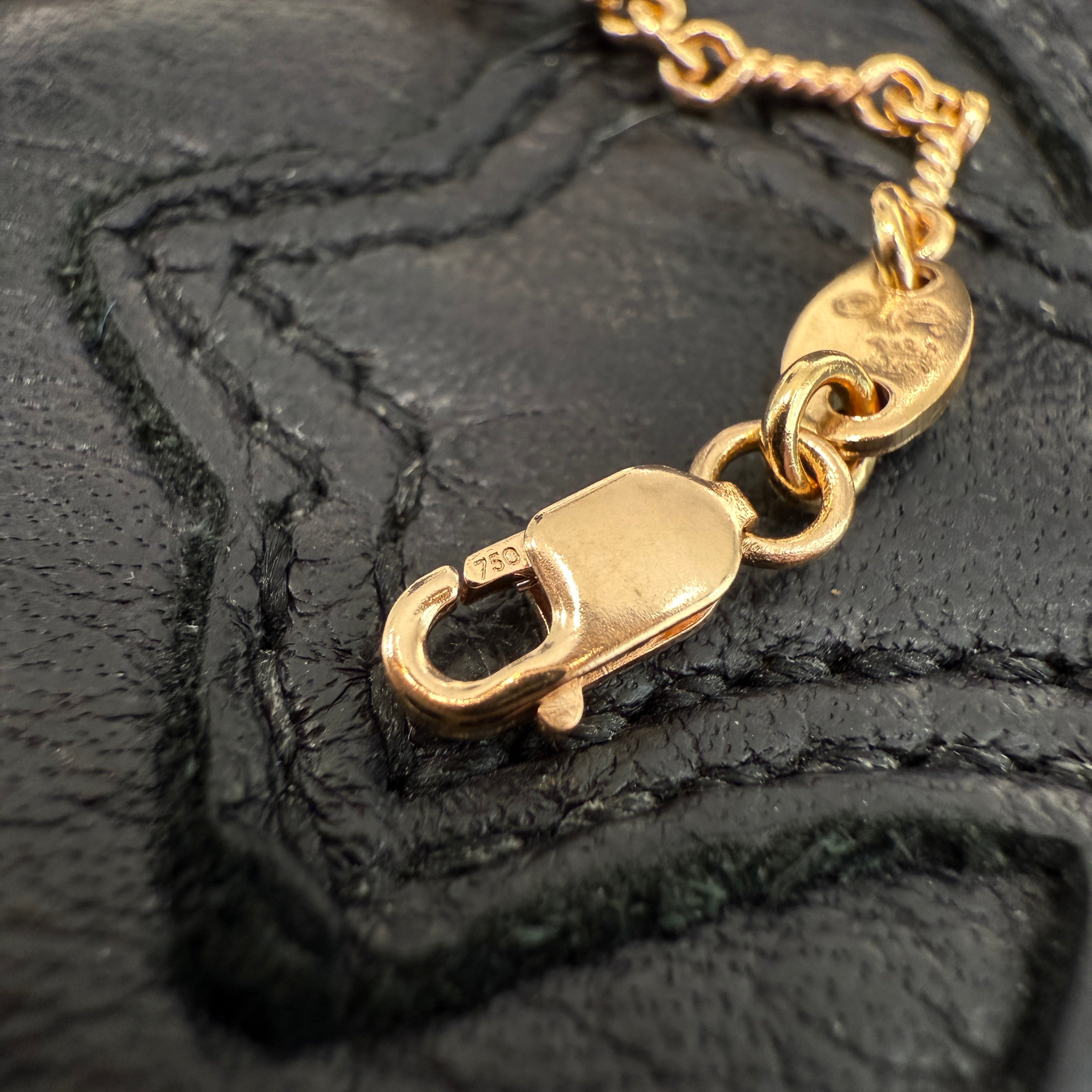 CHROME HEARTS 22K Twist Chain Necklace Size 18 Inch クロムハーツ 22K ツイストチェーン ネックレス サイズ18インチ