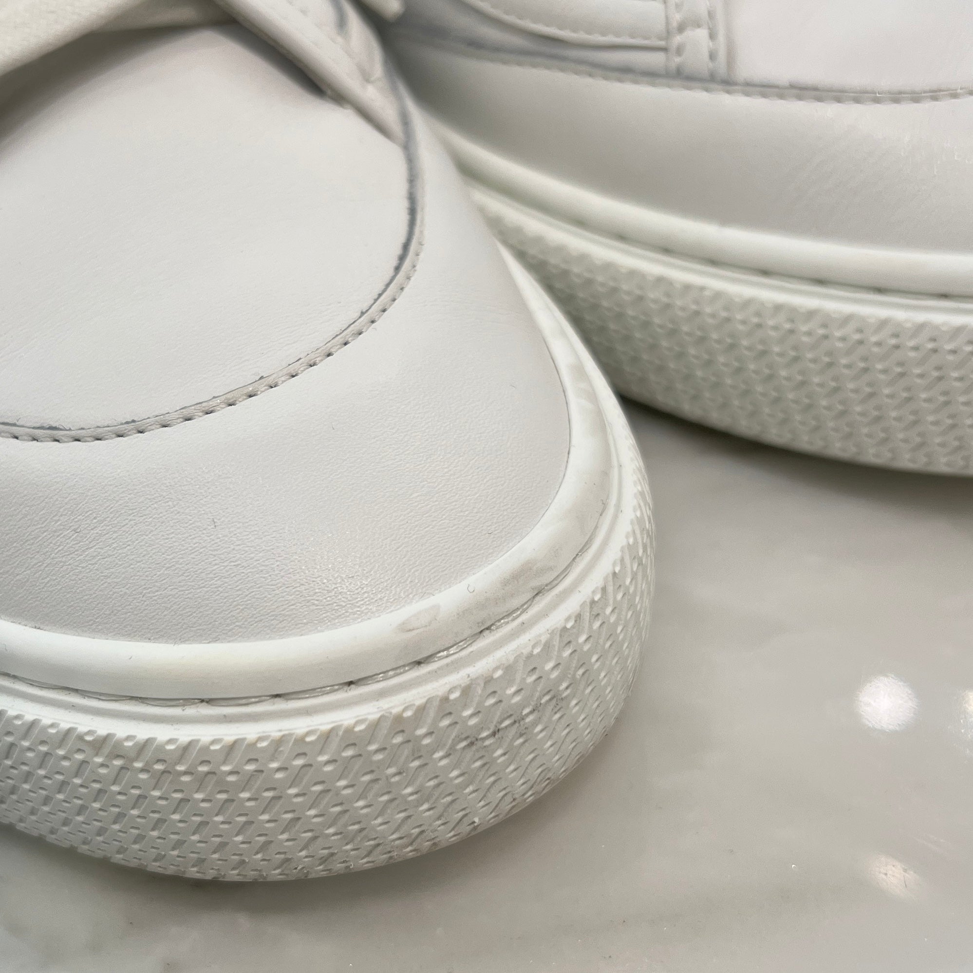 HERMES "Get" Leather Lace-Up Sneakers H241227Z 91350 Size 43.5(28.5cm) エルメス "ゲット" レザーレースアップスニーカー サイズ43.5(28.5cm)