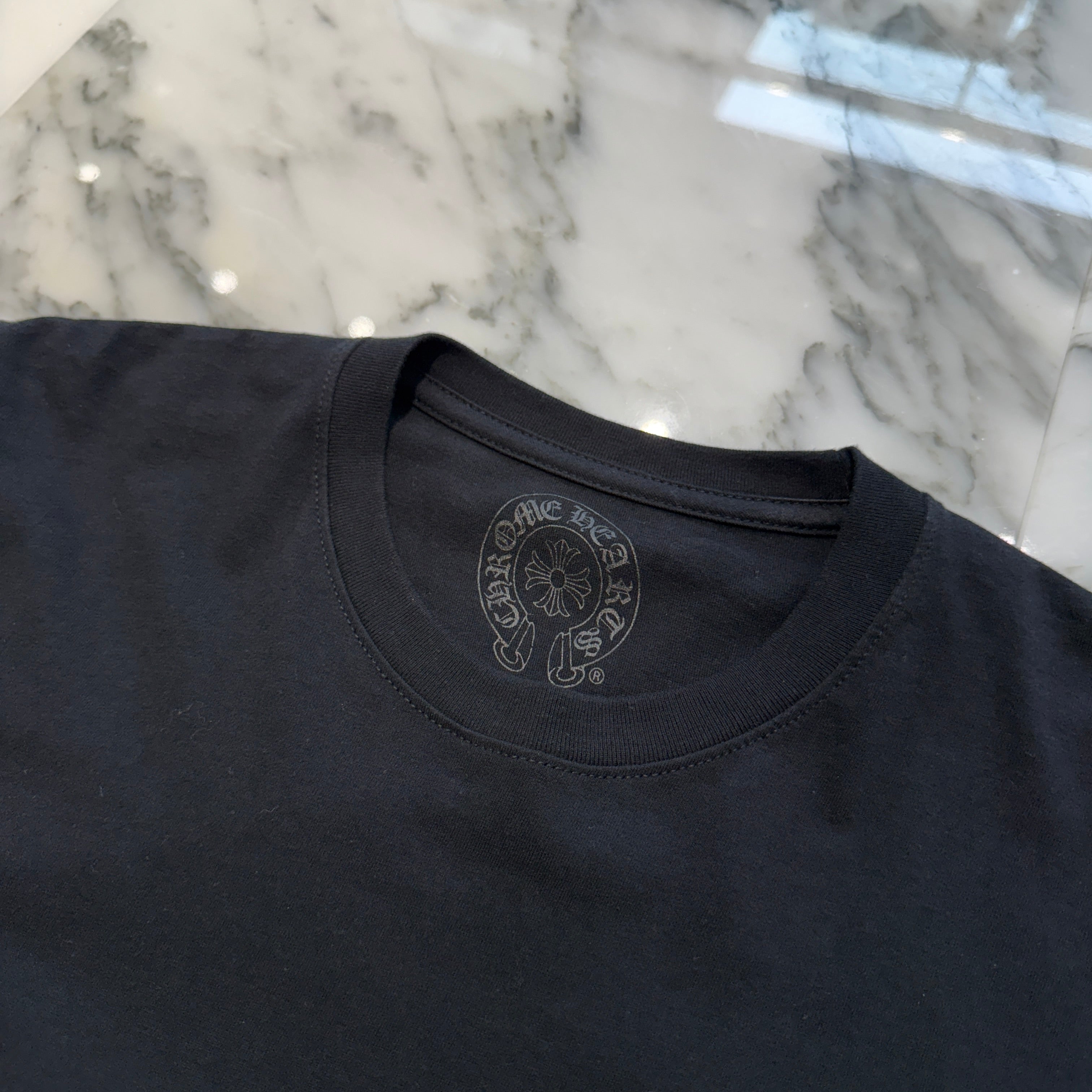 CHROME HEARTS MIAMI Limited Red Floral Cross Horseshoe Long Sleeve Tee Size S クロムハーツ マイアミ限定 レッドフローラルクロス ホースシュー ロングスリーブ Tシャツ サイズS