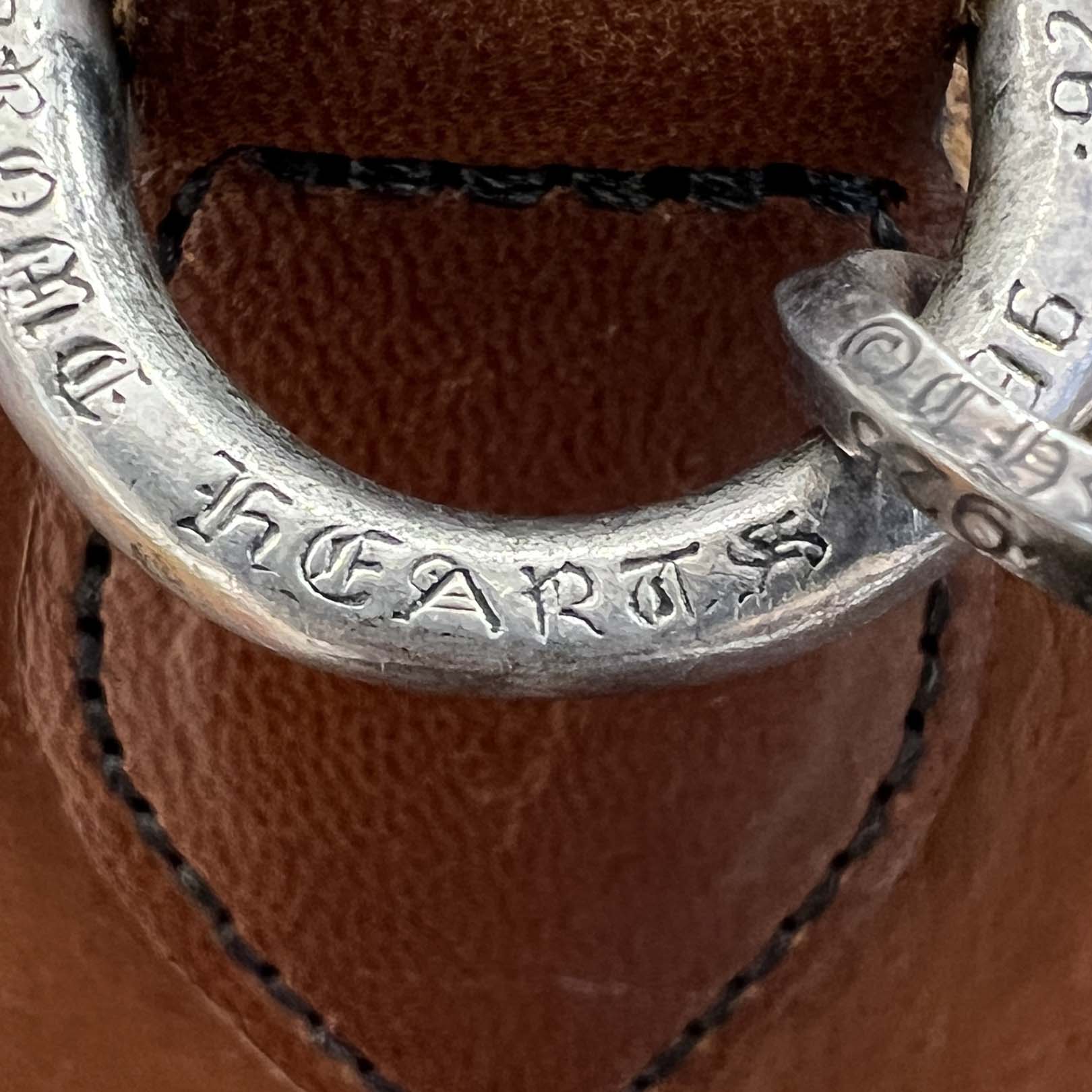 CHROME HEARTS Shandy Chain Handle Leather Tote Bag クロムハーツ シャンディチェーンハンドルレザートートバッグ