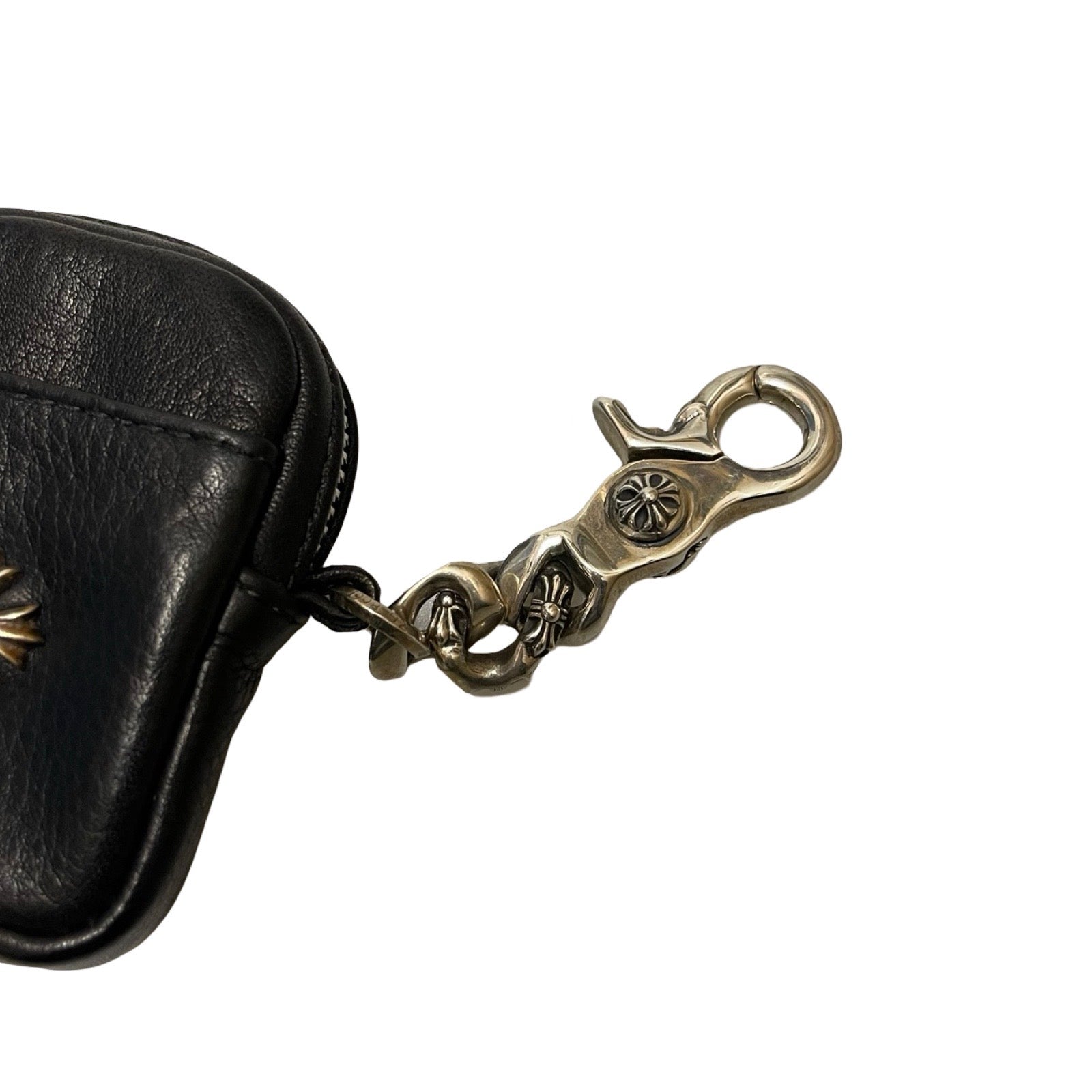 CHROME HEARTS CH Plus TAKA Micro Leather Air Pods Case